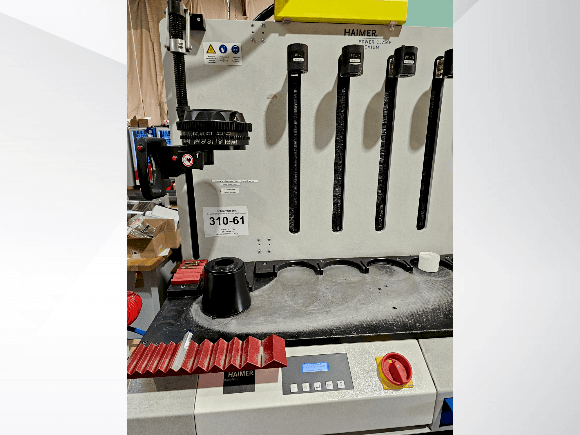 HAIMER PC 2011 Premium-maskinen framifrån