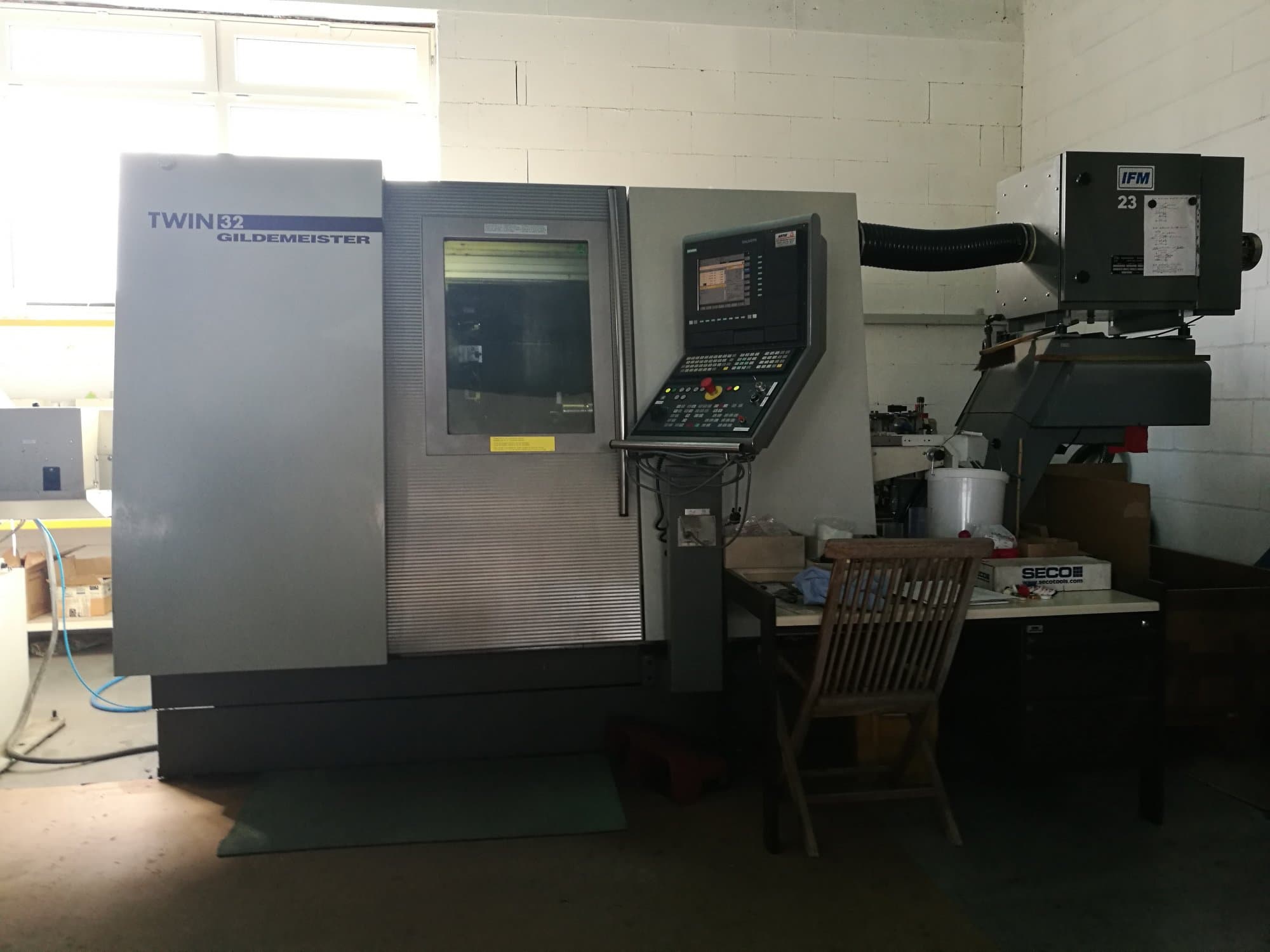 2 Gildemeister-maskinen framifrånTWIN 32