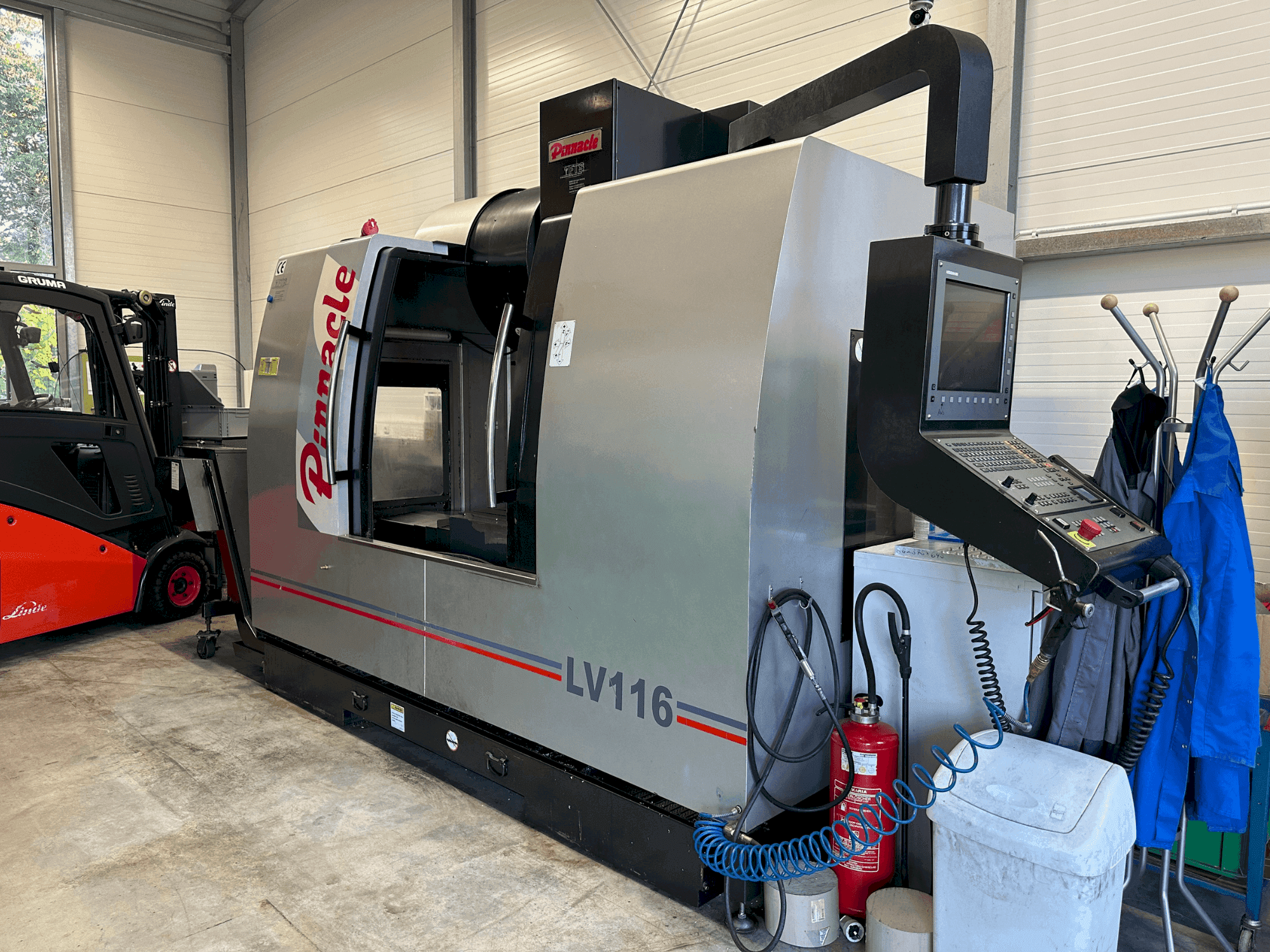 Pinnacle LV116-maskinen framifrån