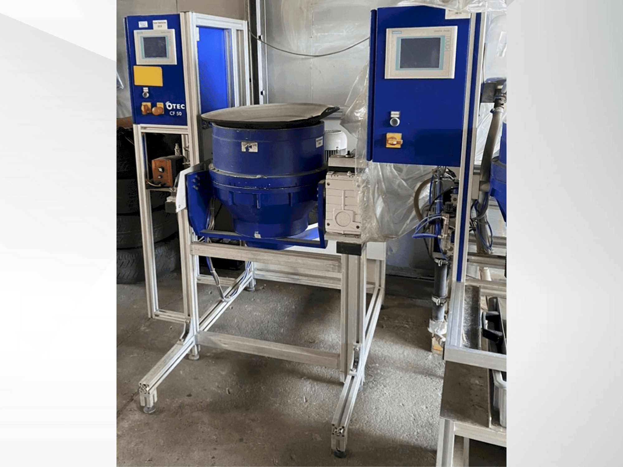 OTEC CF 1x50-maskinen framifrån