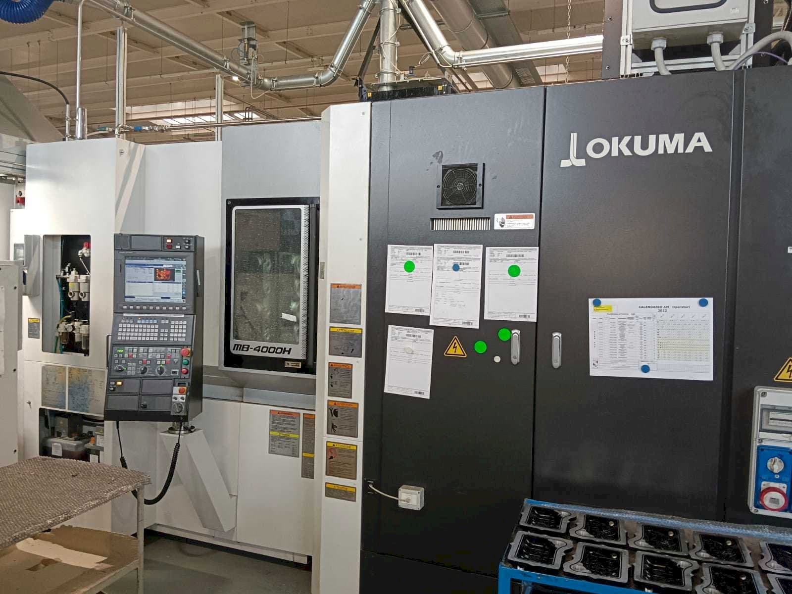 Okuma MB-4000H-maskinen framifrån