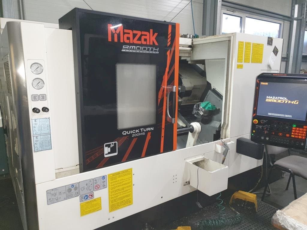 Mazak Quick Turn 200MS-maskinen framifrån