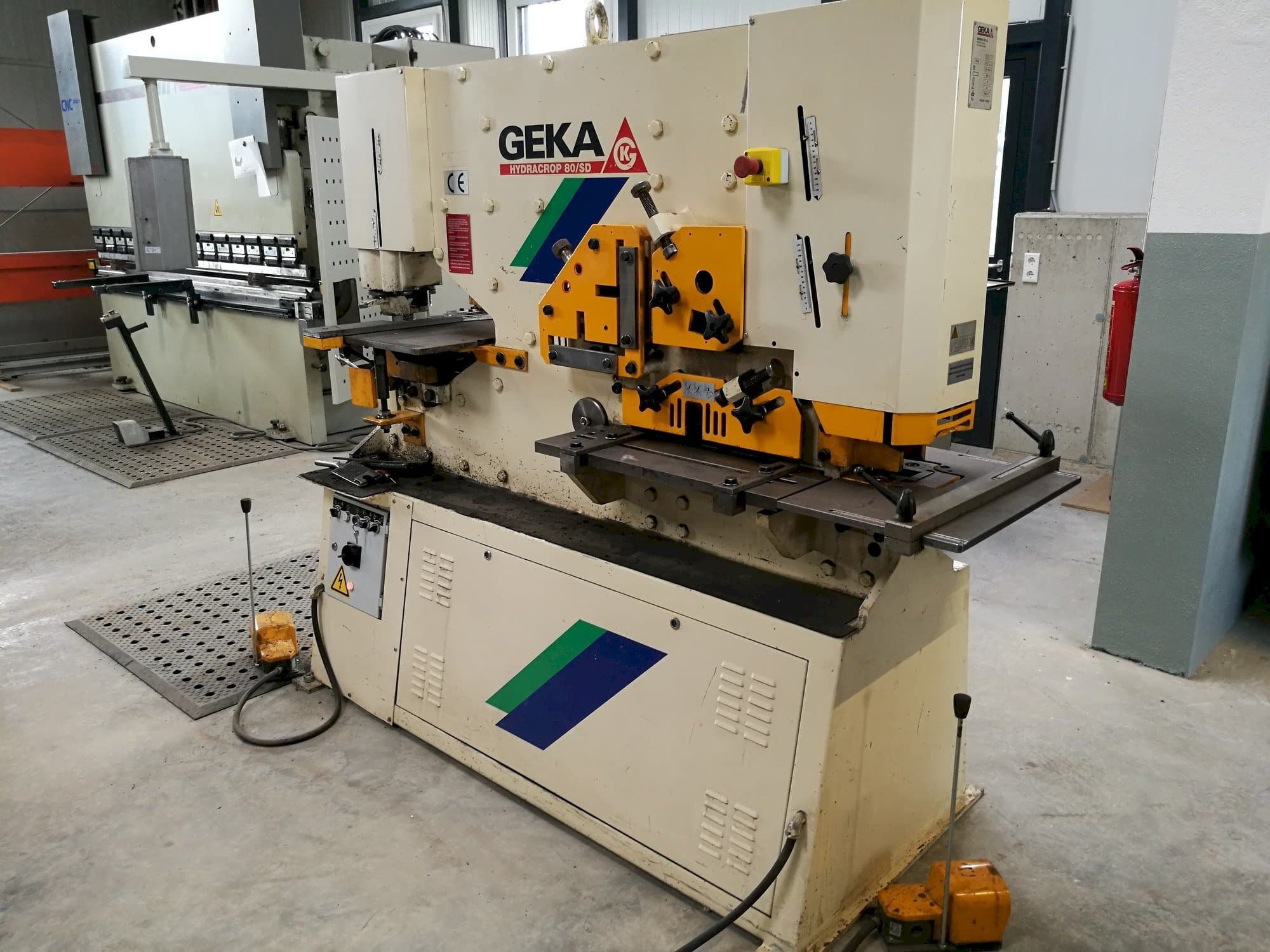 GEKA Hydracrop 80 SD-maskinen framifrån