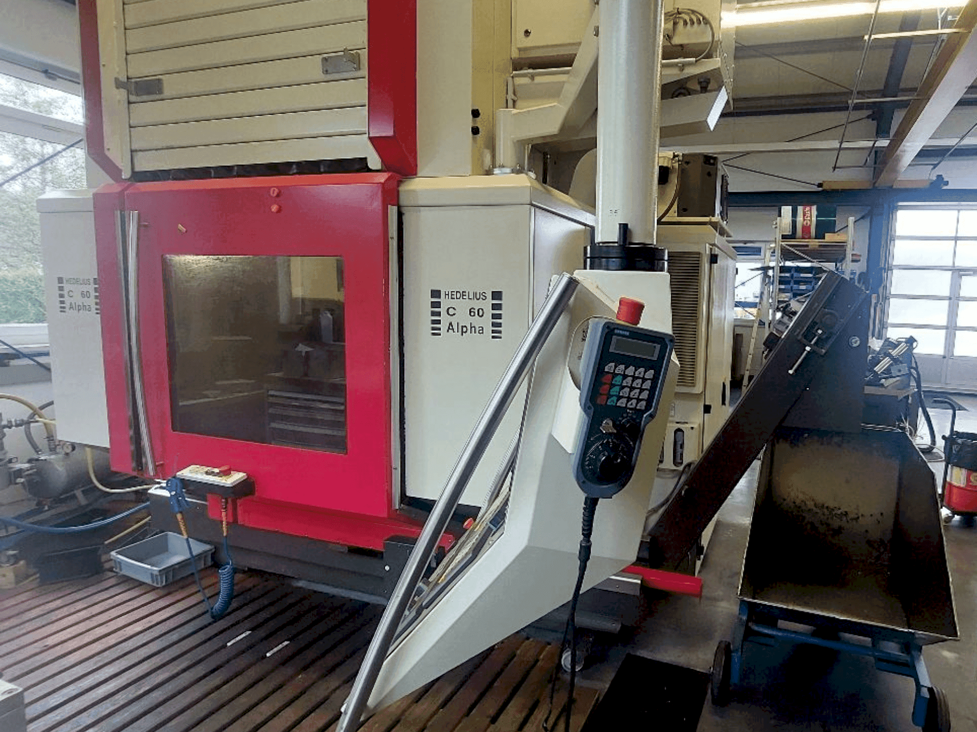 HEDELIUS C60 ALPHA 800-maskinen framifrån