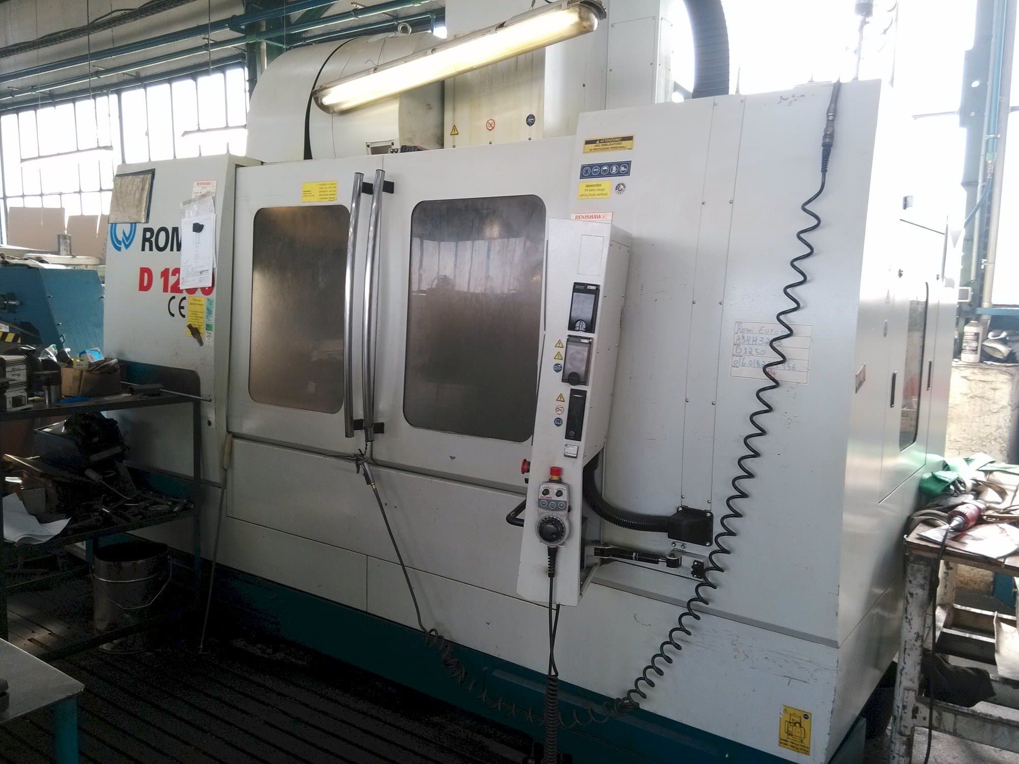 Romi D 1250-maskinen framifrån