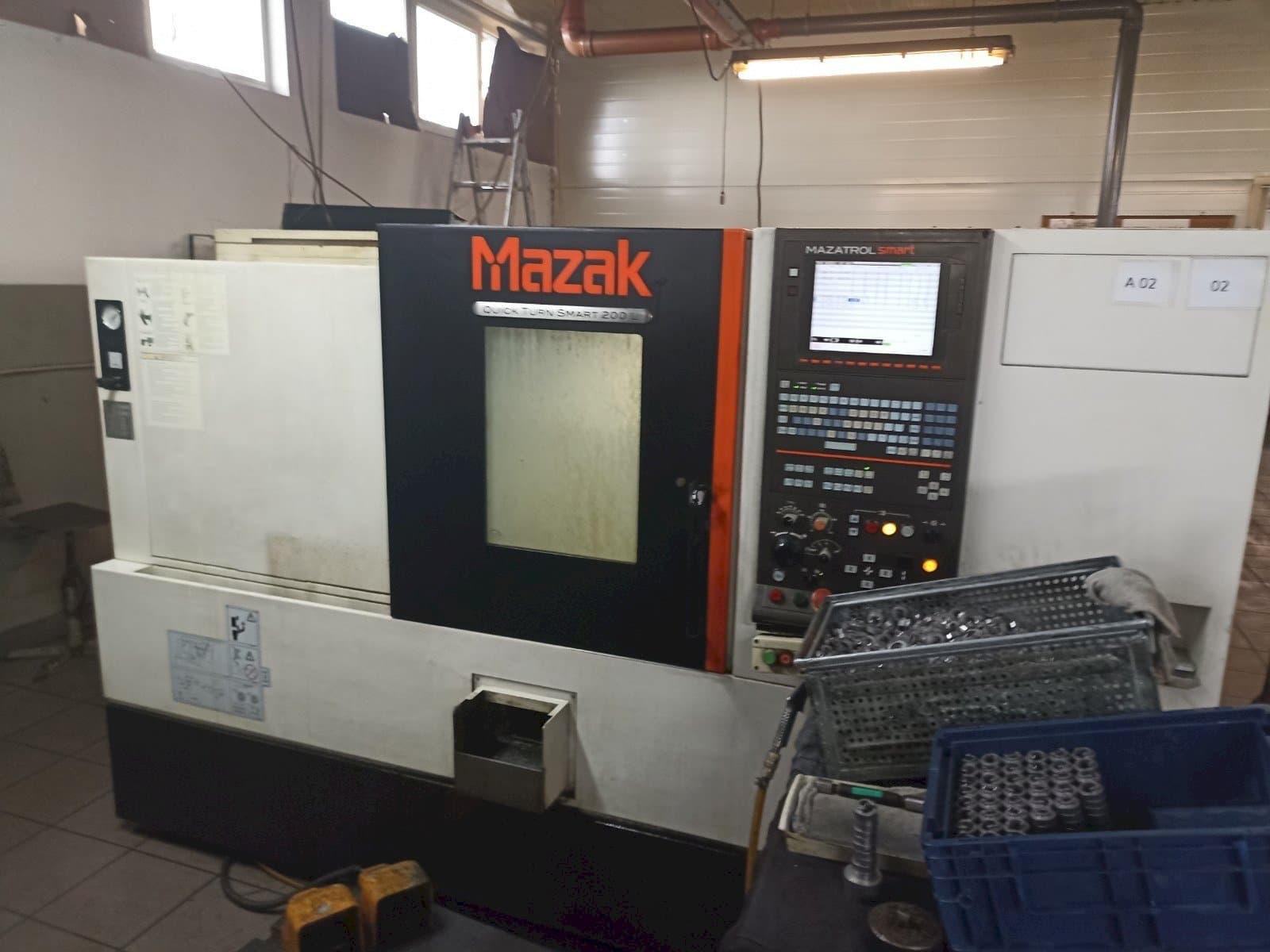 Mazak Quick Turn Smart 200L-maskinen framifrån