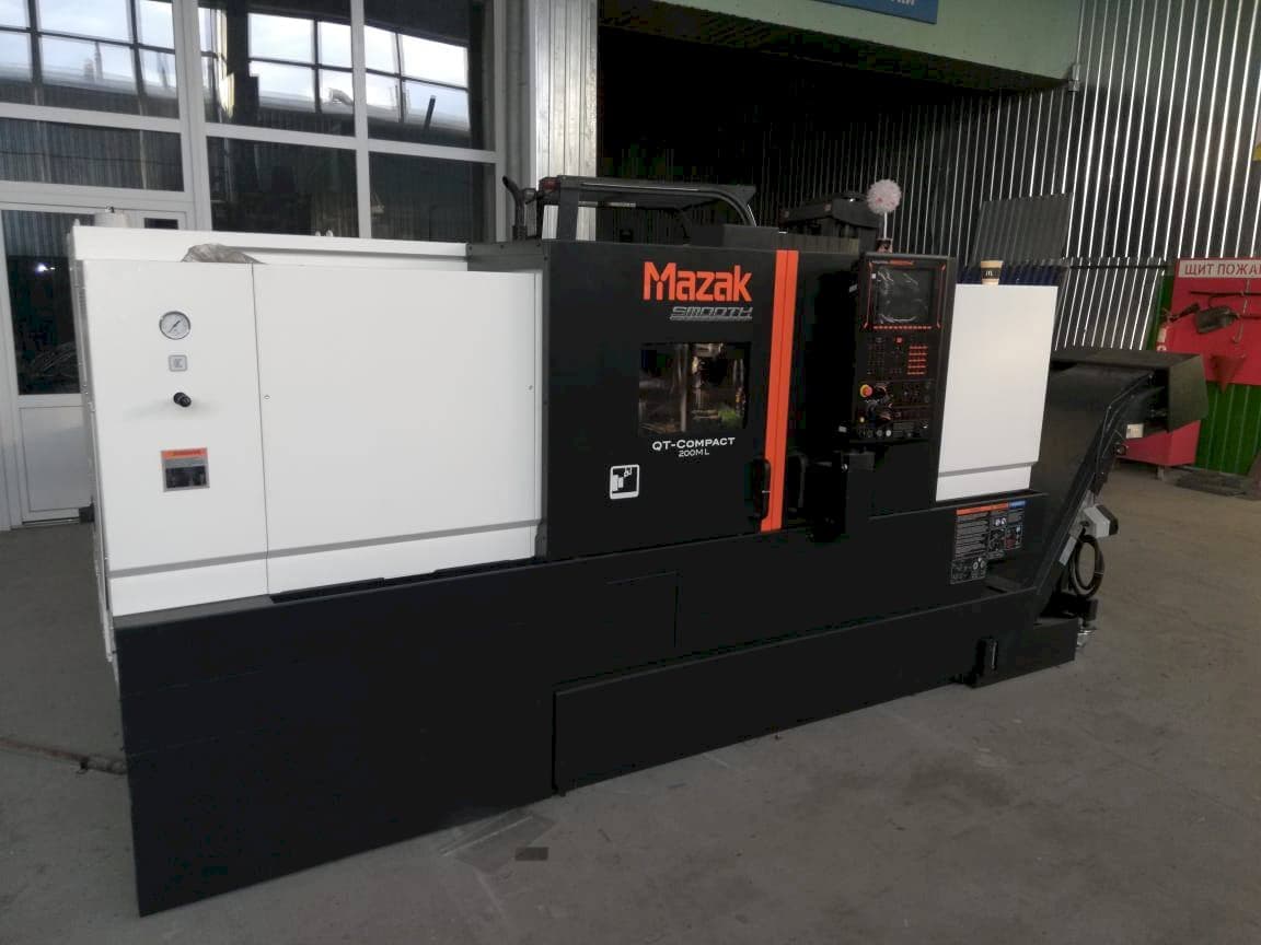 Mazak QT- COMPACT 200ML-maskinen framifrån