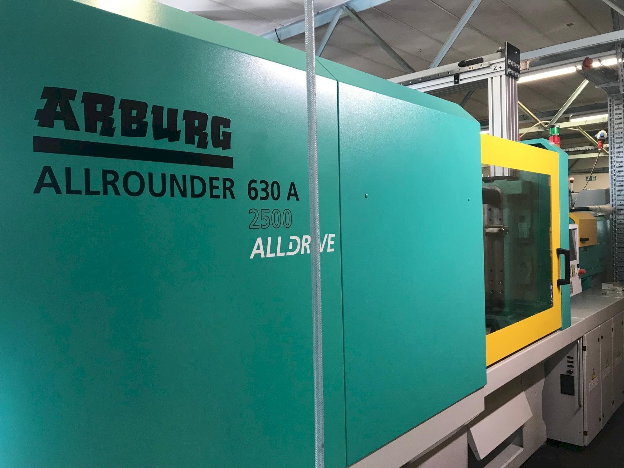 Arburg Allrounder 630 A 2500-800-maskinen framifrån