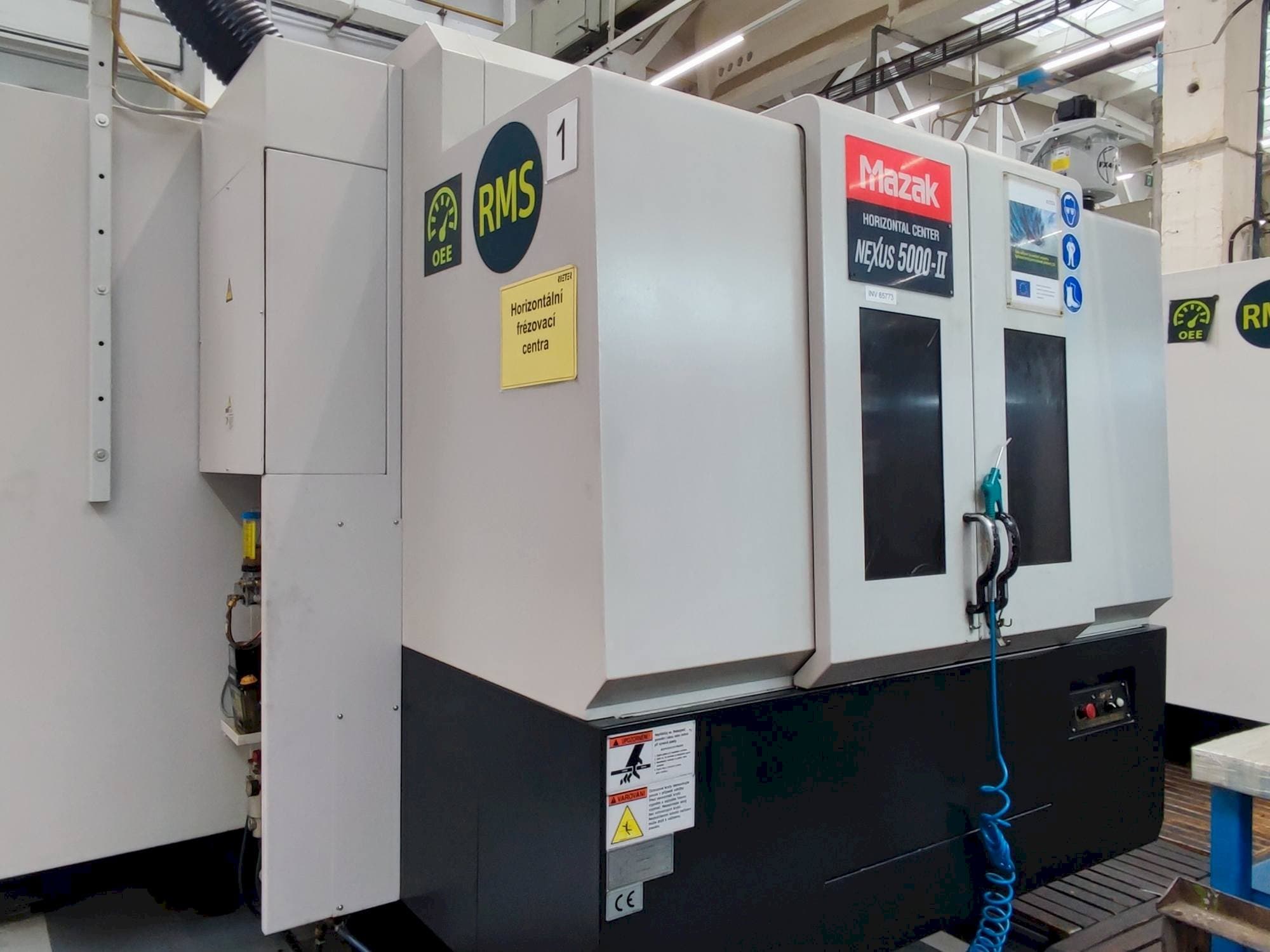 Mazak HCN 5000-II-maskinen sedd från vänster
