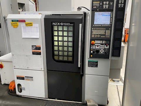 DMG Mori Seiki NZX-S1500/500-maskinen framifrån