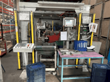 Transfluid DB 650 ST-SPS-maskinen framifrån