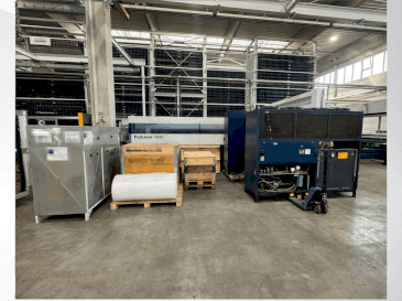TRUMPF TruLaser 3040-maskinen framifrån