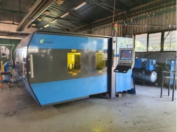 Prima Power Platino Fiber-maskinen framifrån