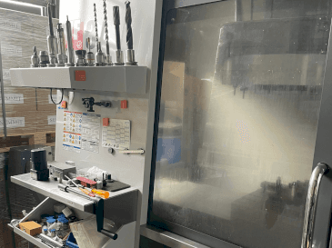 HAAS VF-3-maskinen framifrån