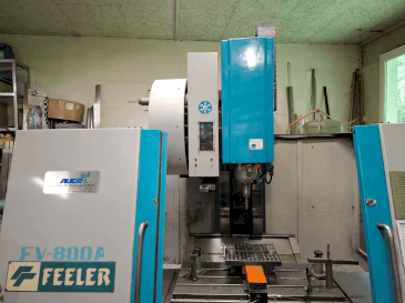 Feeler FV-800A-maskinen framifrån