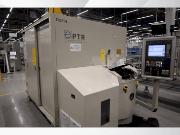 PTR Strahltechnik EBW PS 4-1 60-6 CH-maskinen framifrån