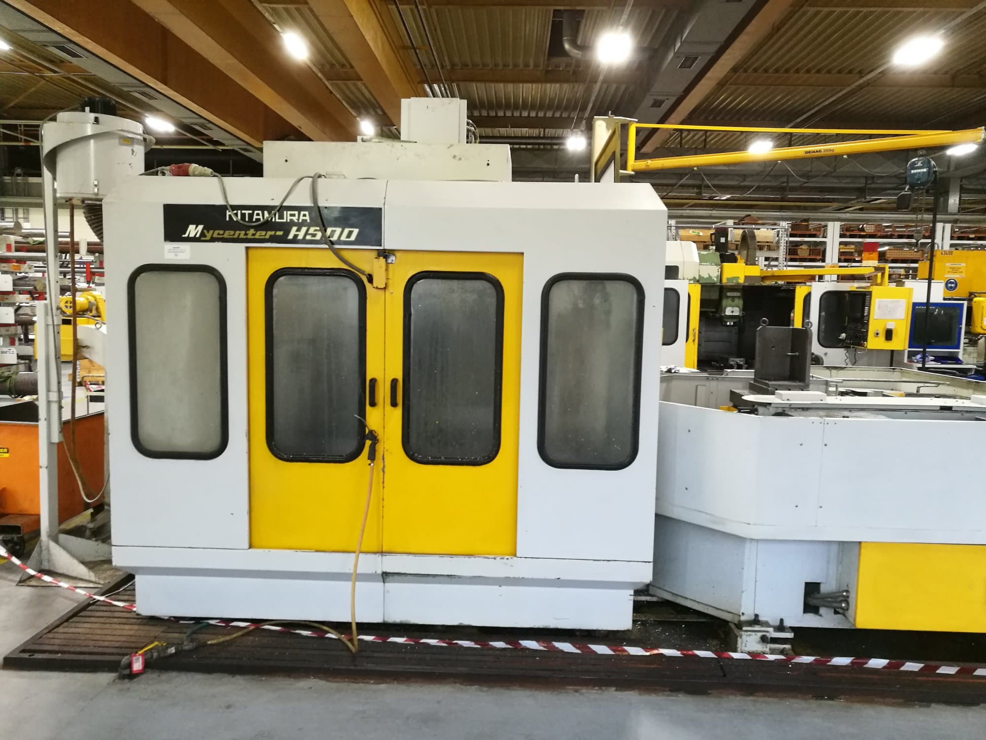 Kitamura-maskinen framifrånMycenter H500
