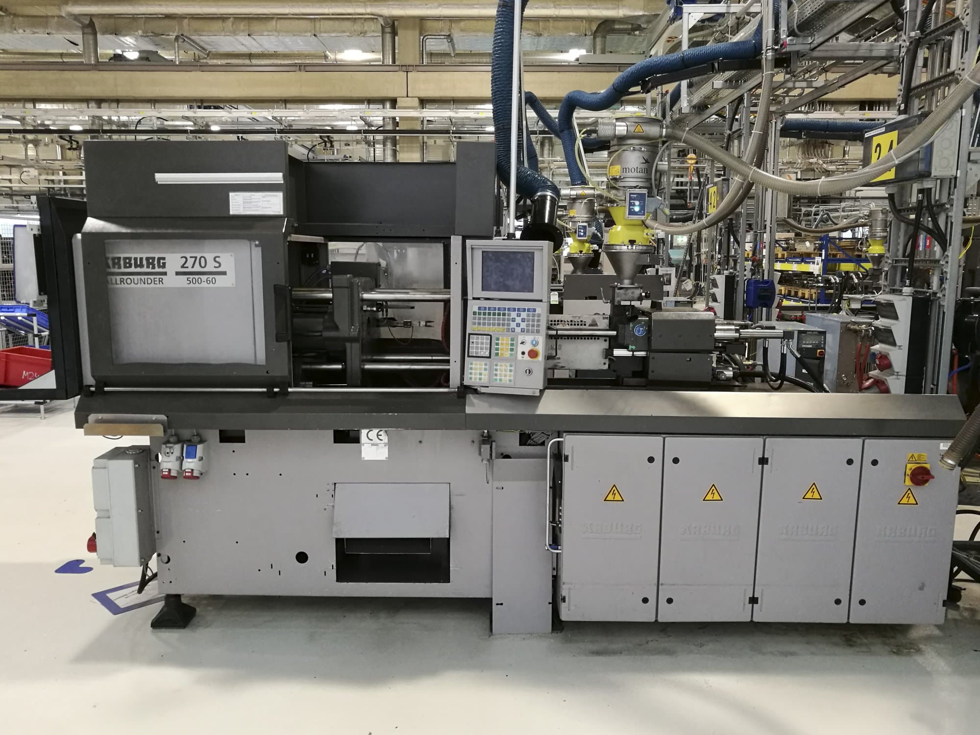 Arburg-maskinen framifrån270S 500-60