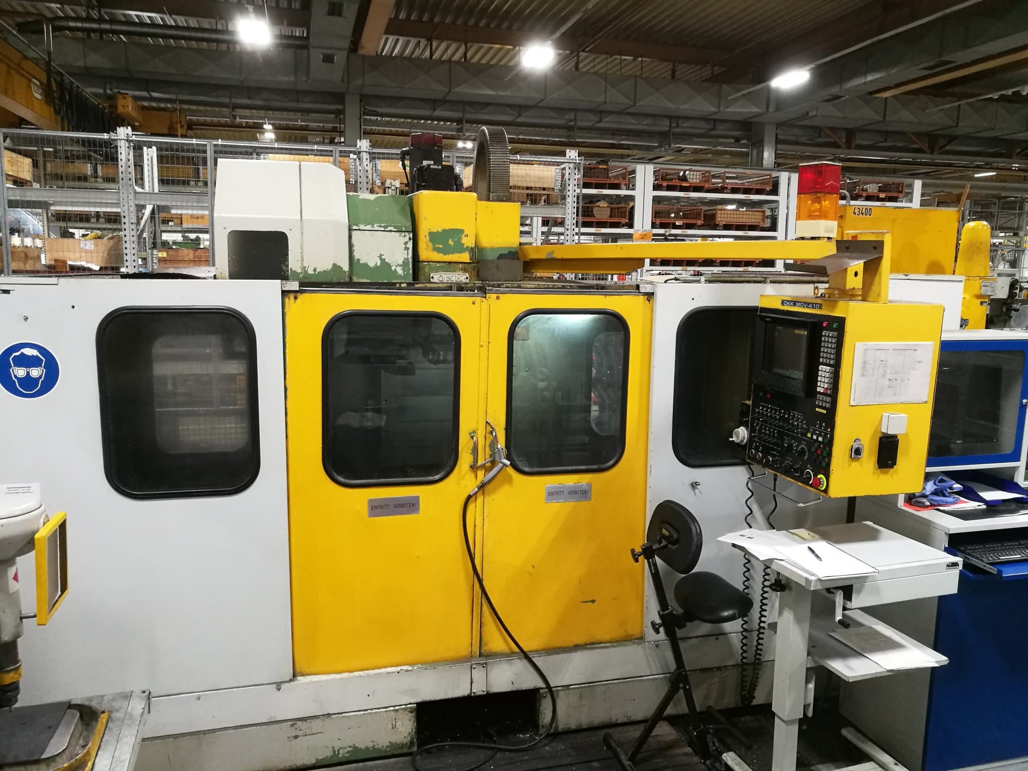 1 OKK-maskinen framifrånMCV-410