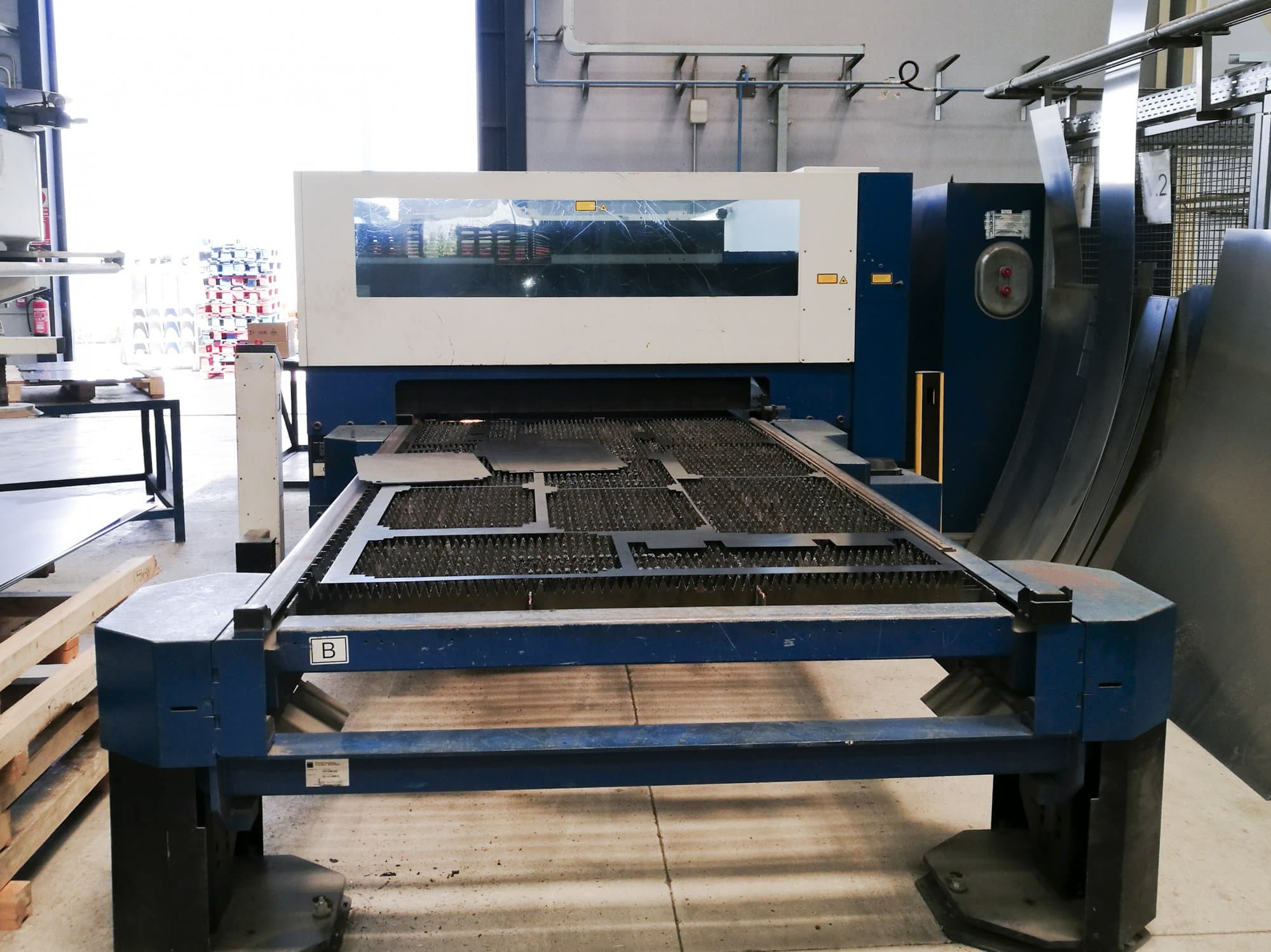 Trumpf-maskinen framifrånTruLaser 3530
