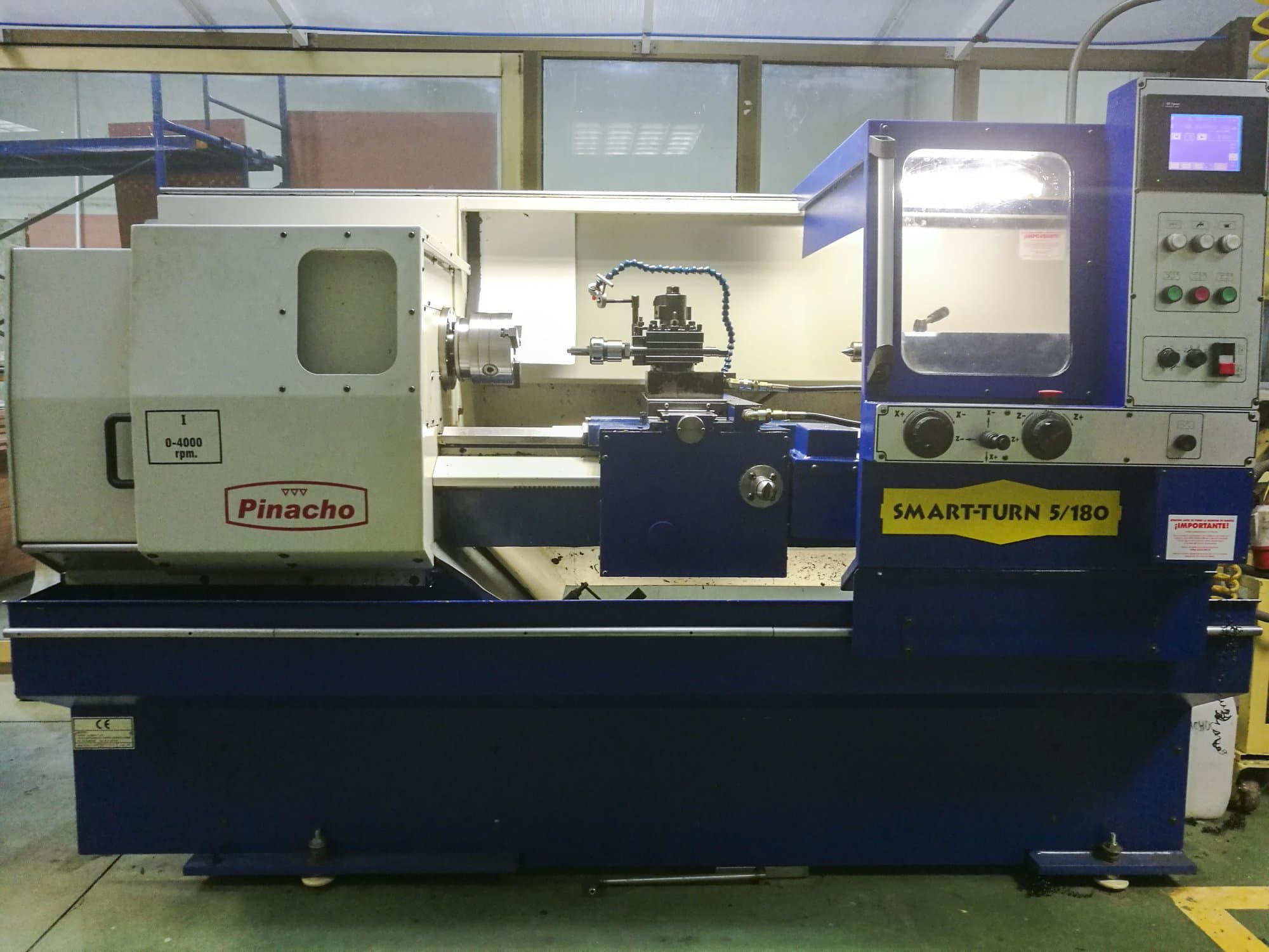 Pinacho-maskinen framifrånSmart-Turn 5/180