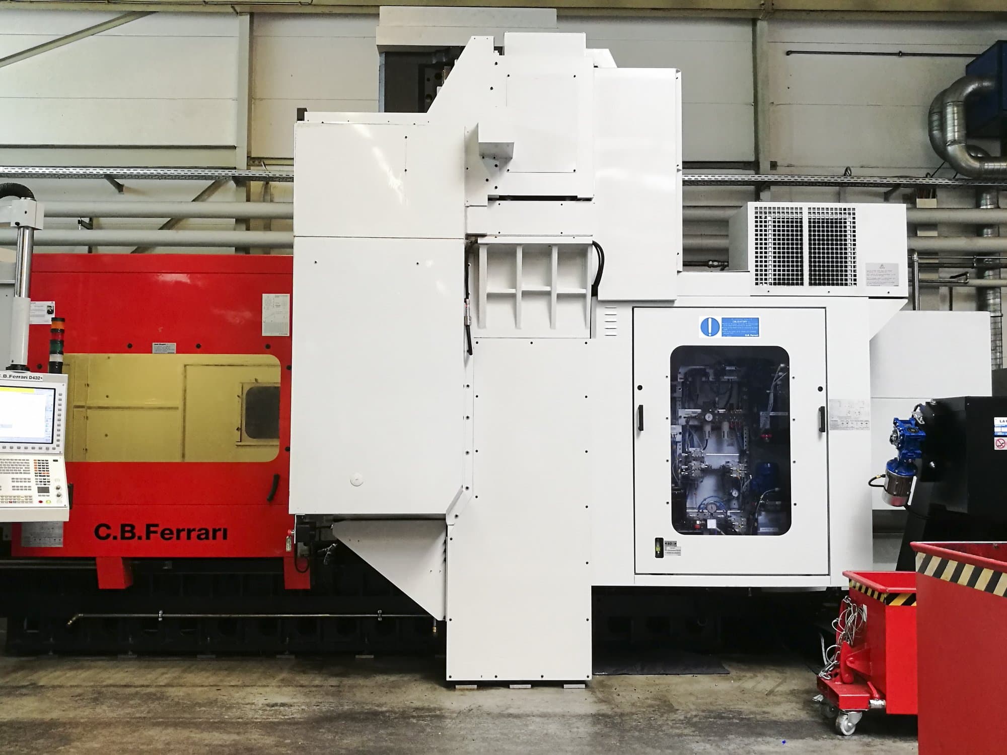 C.B. Ferrari-maskinen framifrånD432