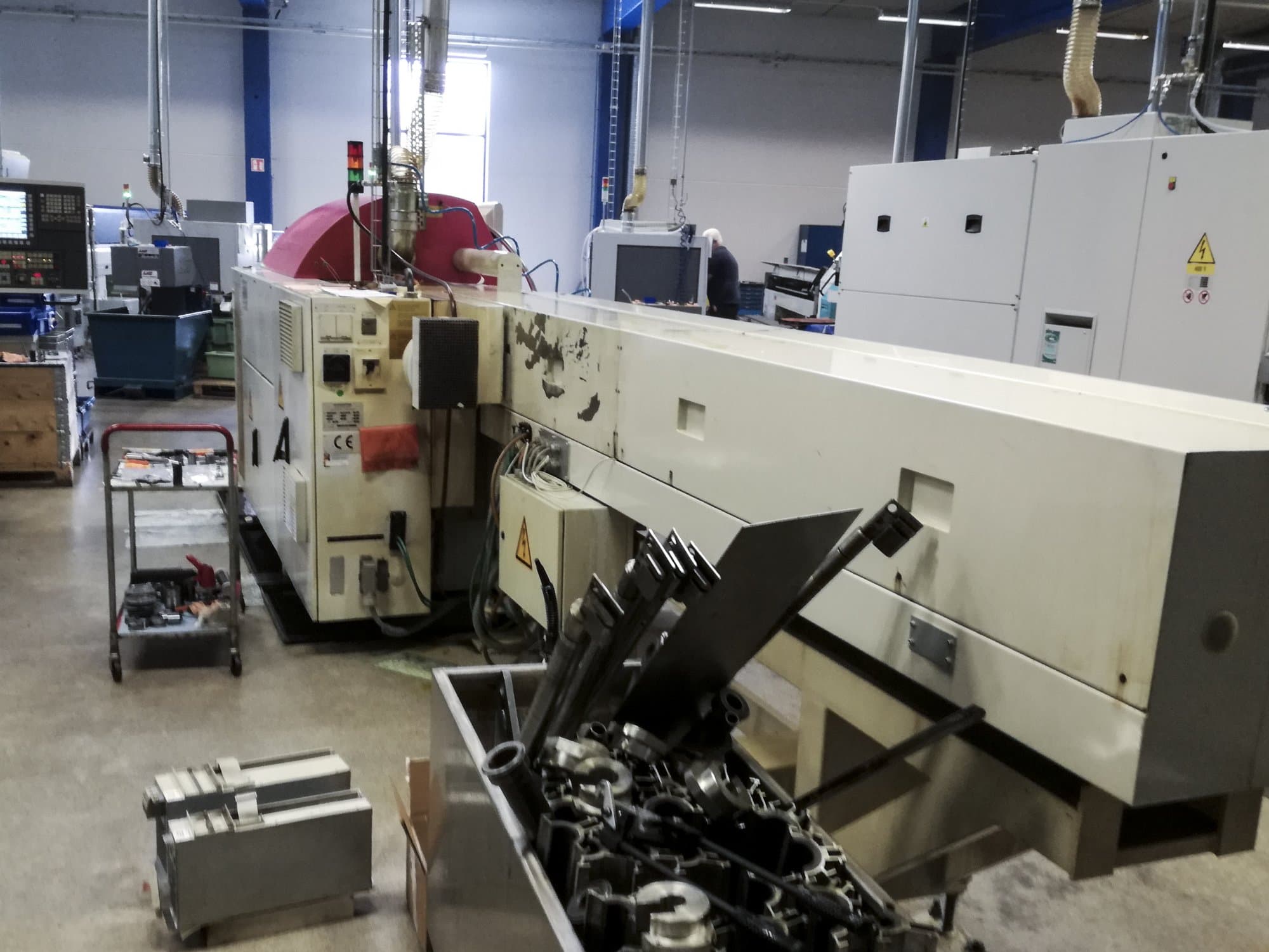 Gildemeister-maskinen sedd från högerMF Sprint 65