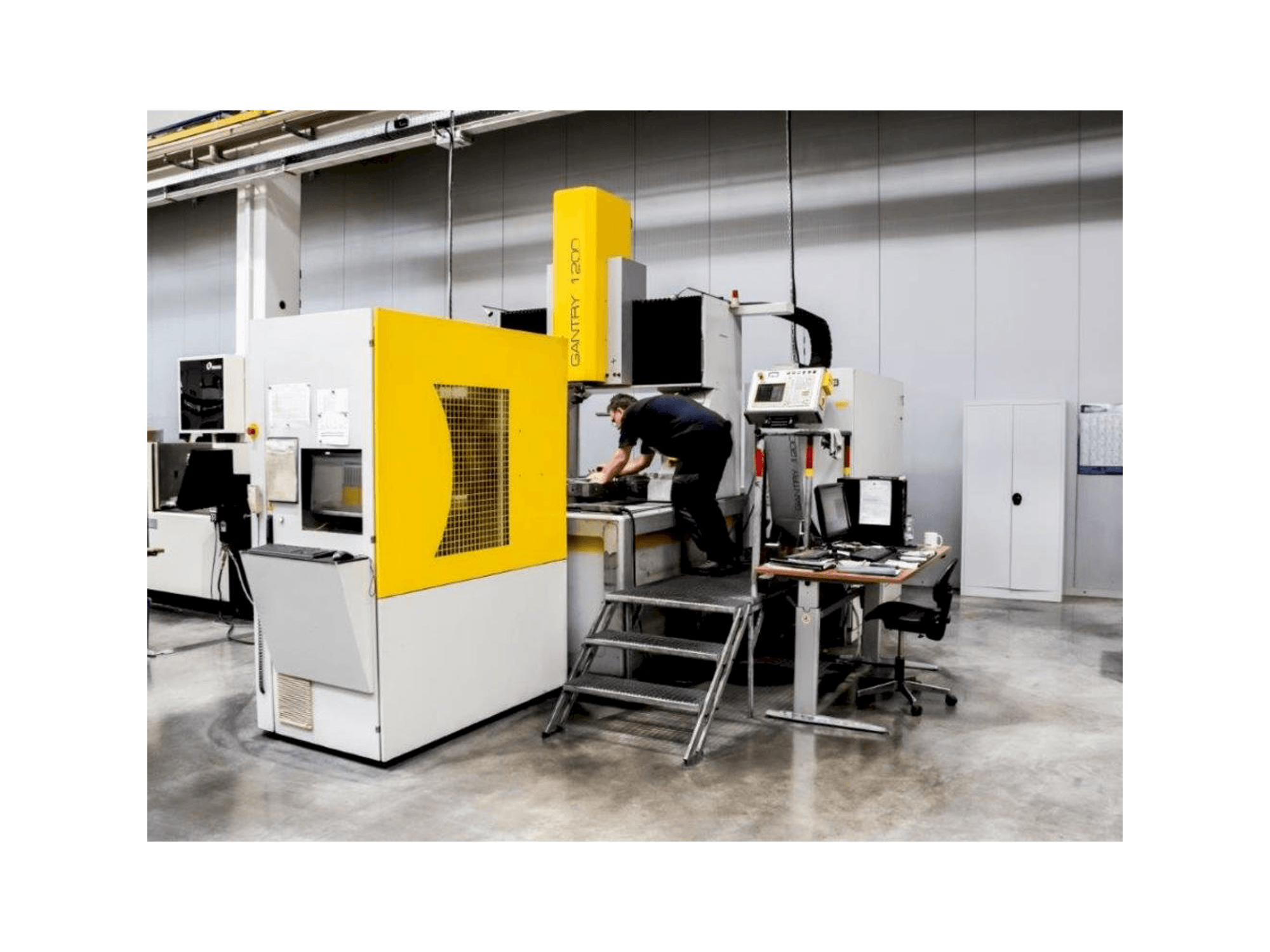 OPS-INGERSOLL Gantry 1200-maskinen framifrån