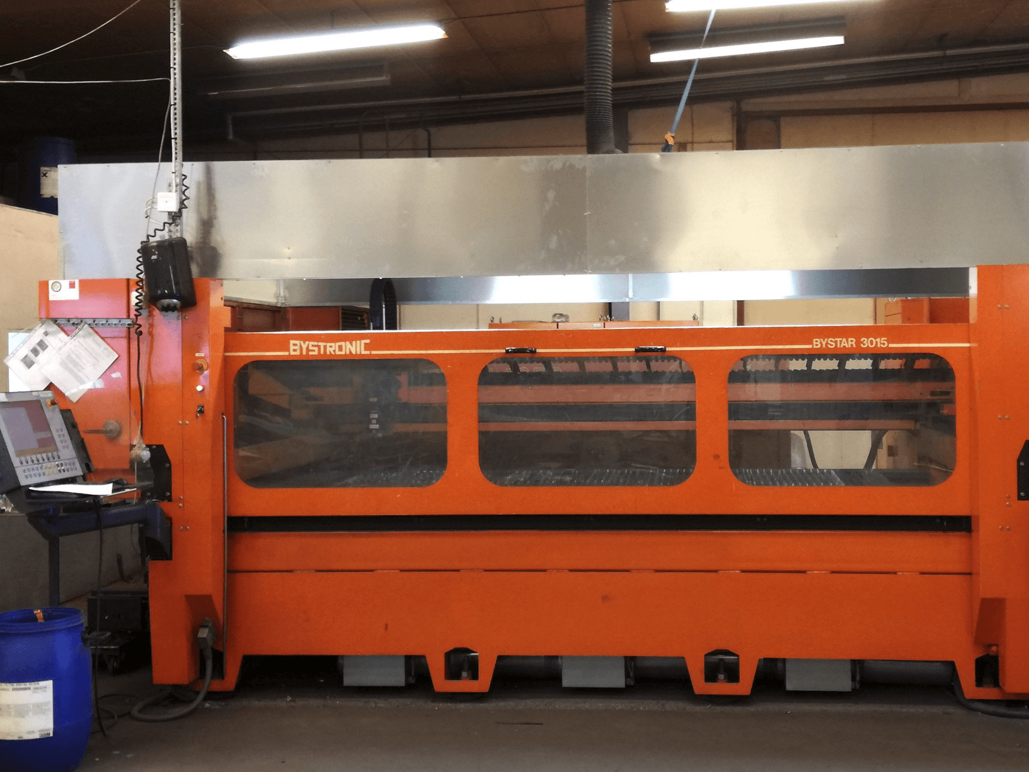 Bystronic-maskinen framifrånBystar 3015