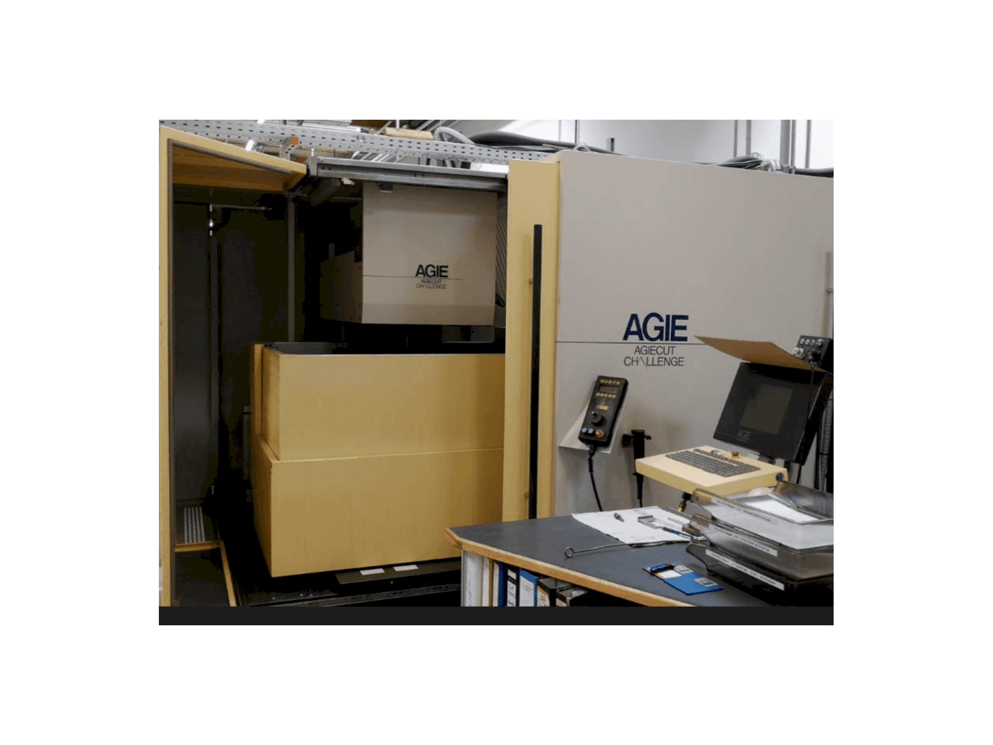 AGIE AGIECUT CHALLENGE 3-maskinen framifrån