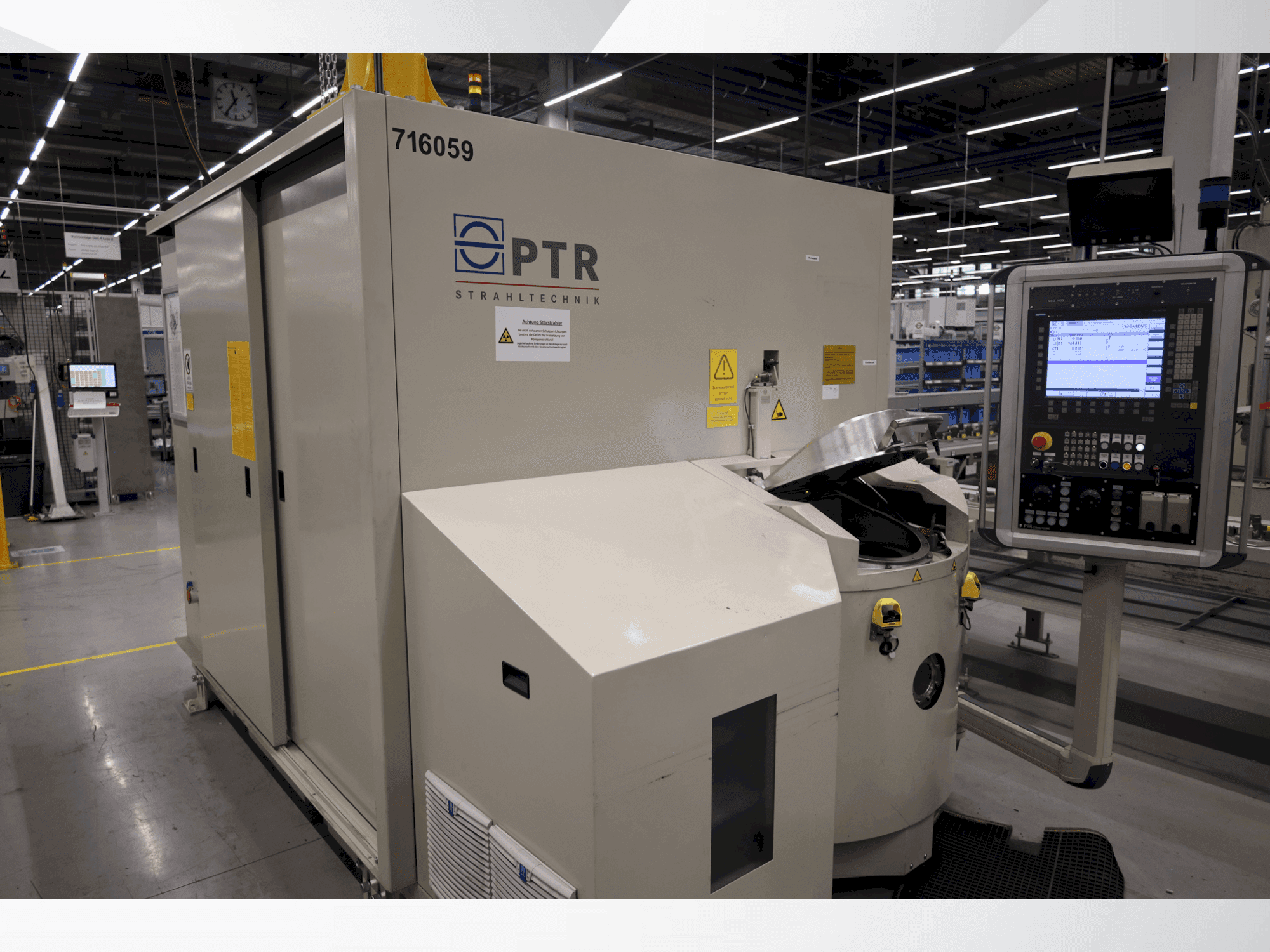 PTR Strahltechnik EBW PS 4-1 60-6 CH-maskinen framifrån