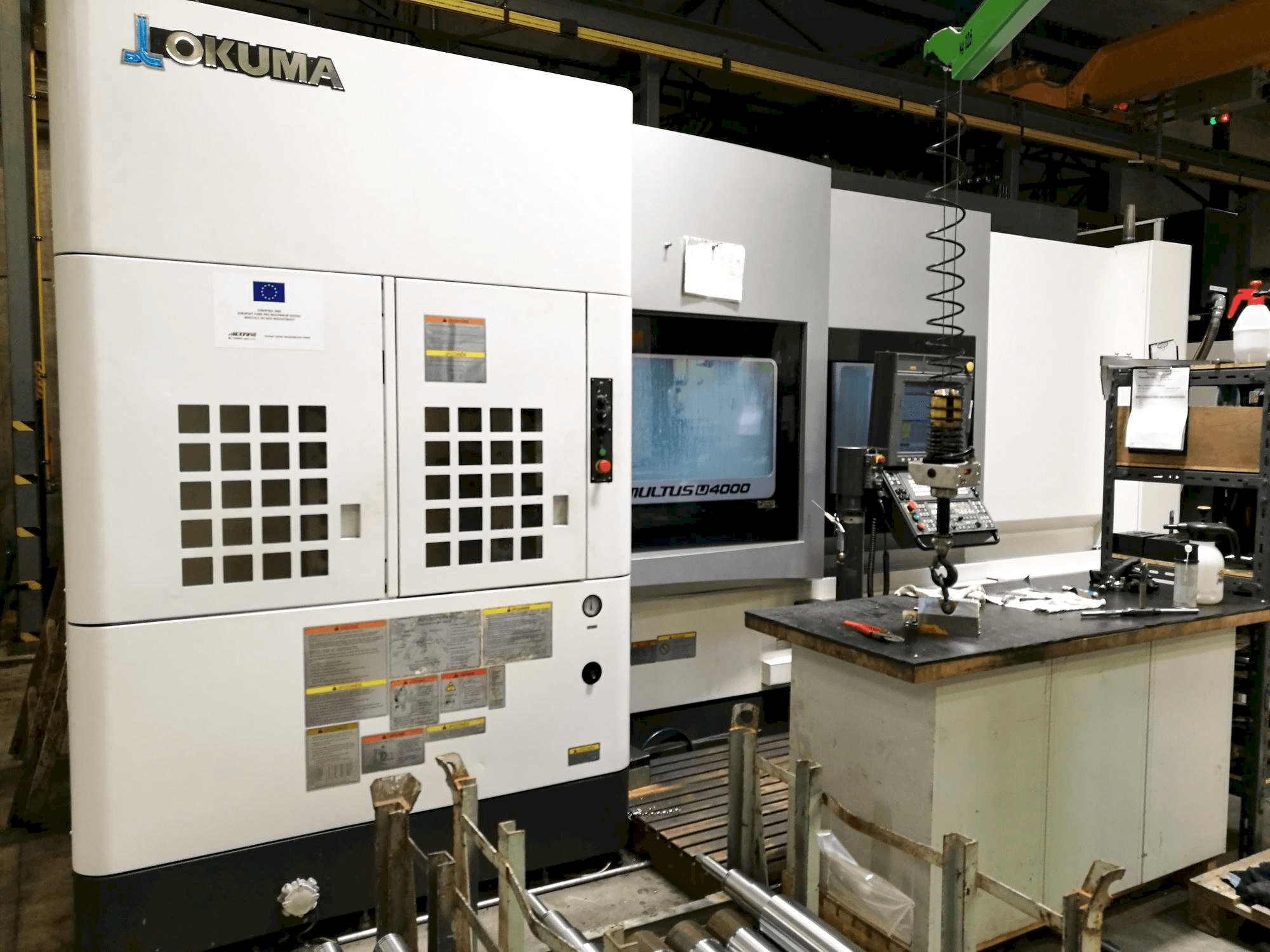 Okuma Multus U4000 1SC-2000-maskinen framifrån