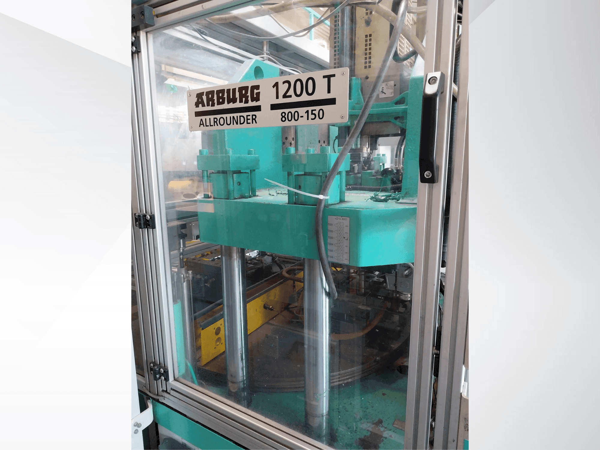 Arburg Allrounder 1200T 800-150-maskinen framifrån