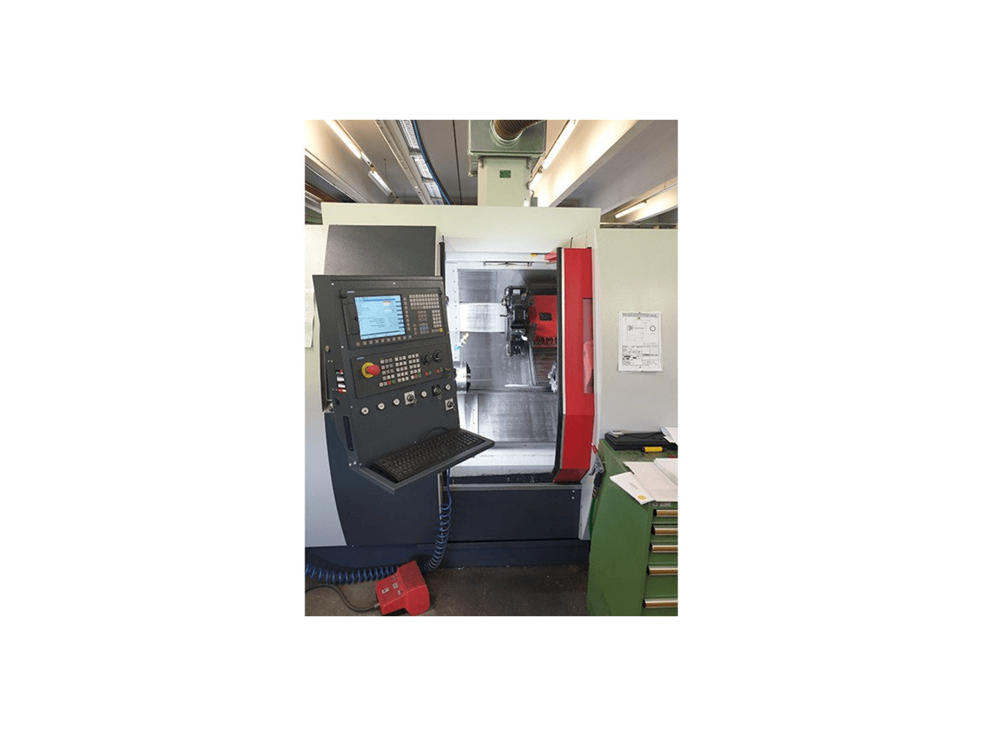 EMCO Turn E 65-maskinen framifrån