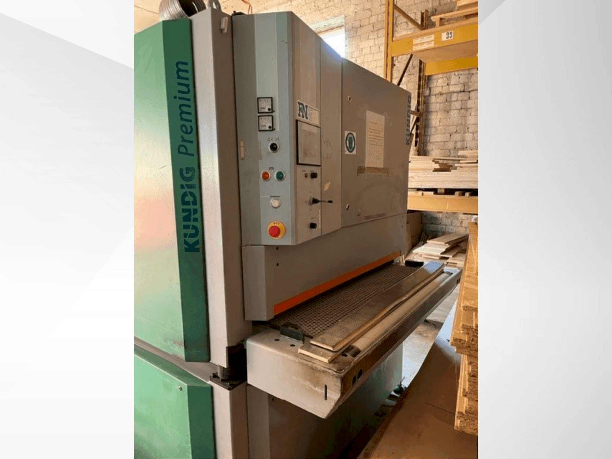 Kundig Premium-2 1100-RE-maskinen framifrån