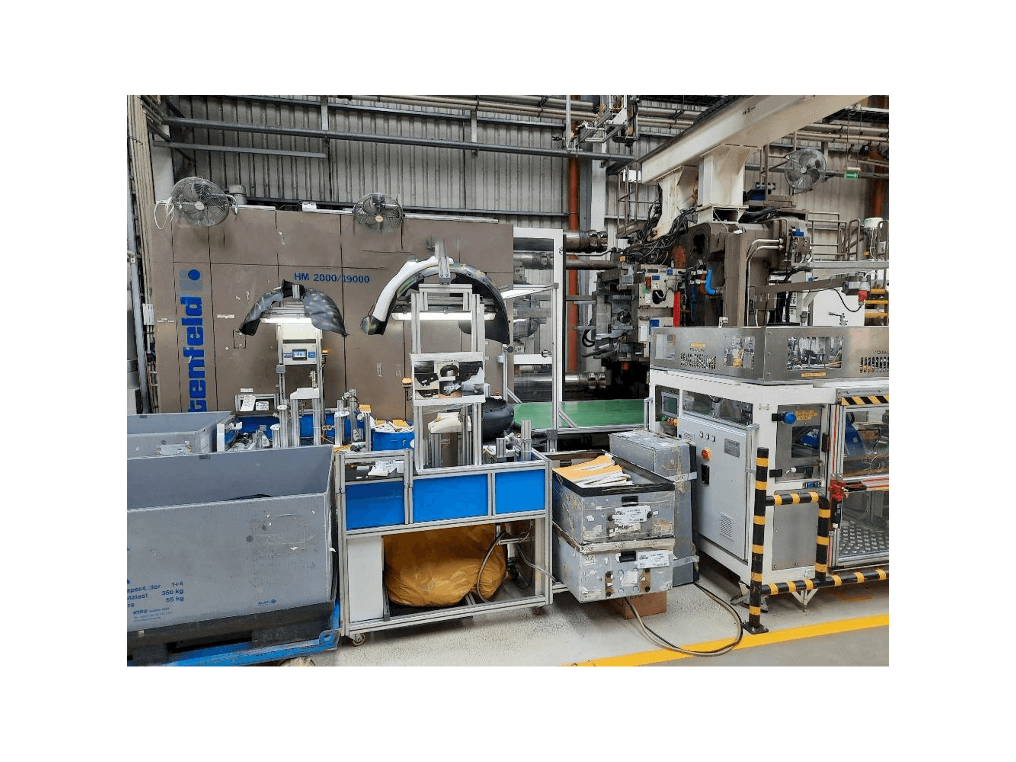 Battenfeld HM2000/19000-maskinen framifrån