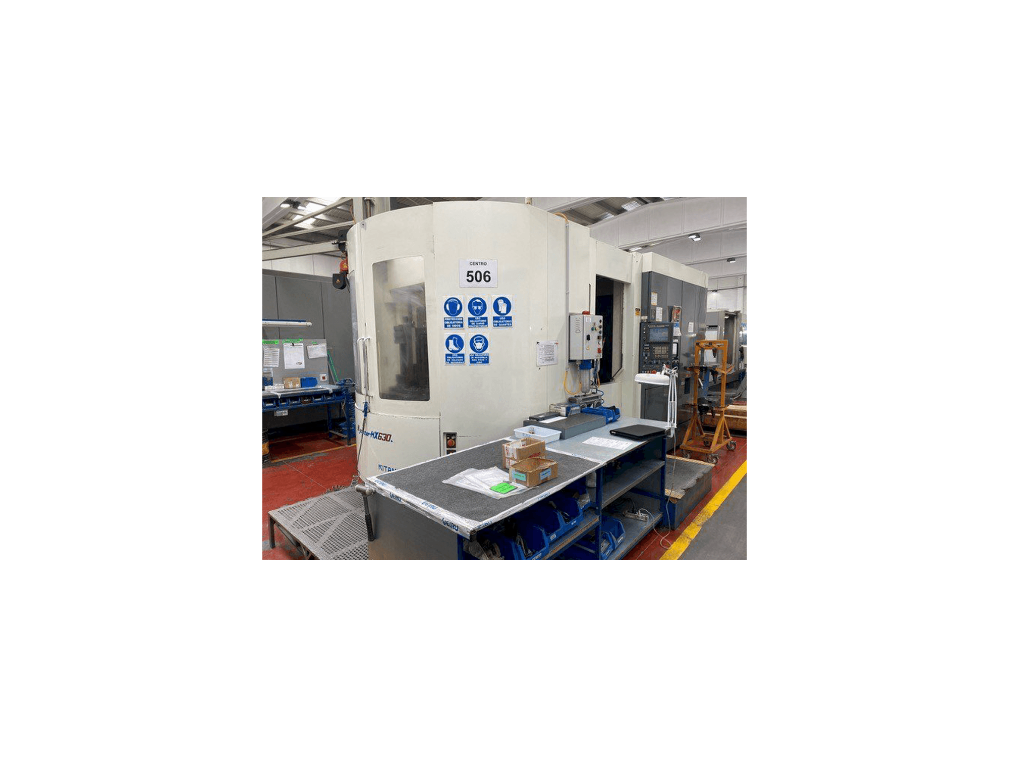 Kitamura Mycenter HX630L-maskinen framifrån