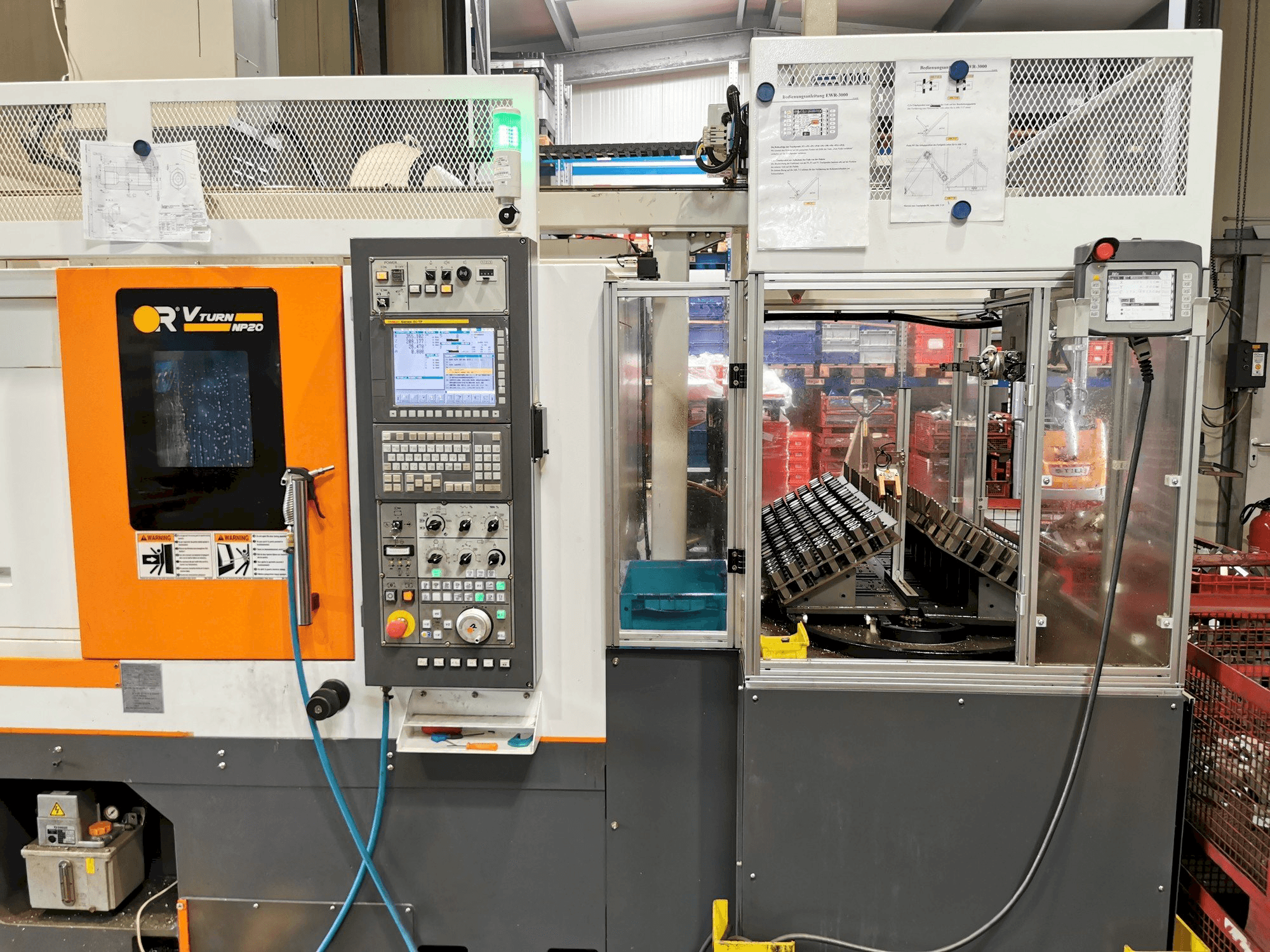 Victor V Turn MP-maskinen framifrån