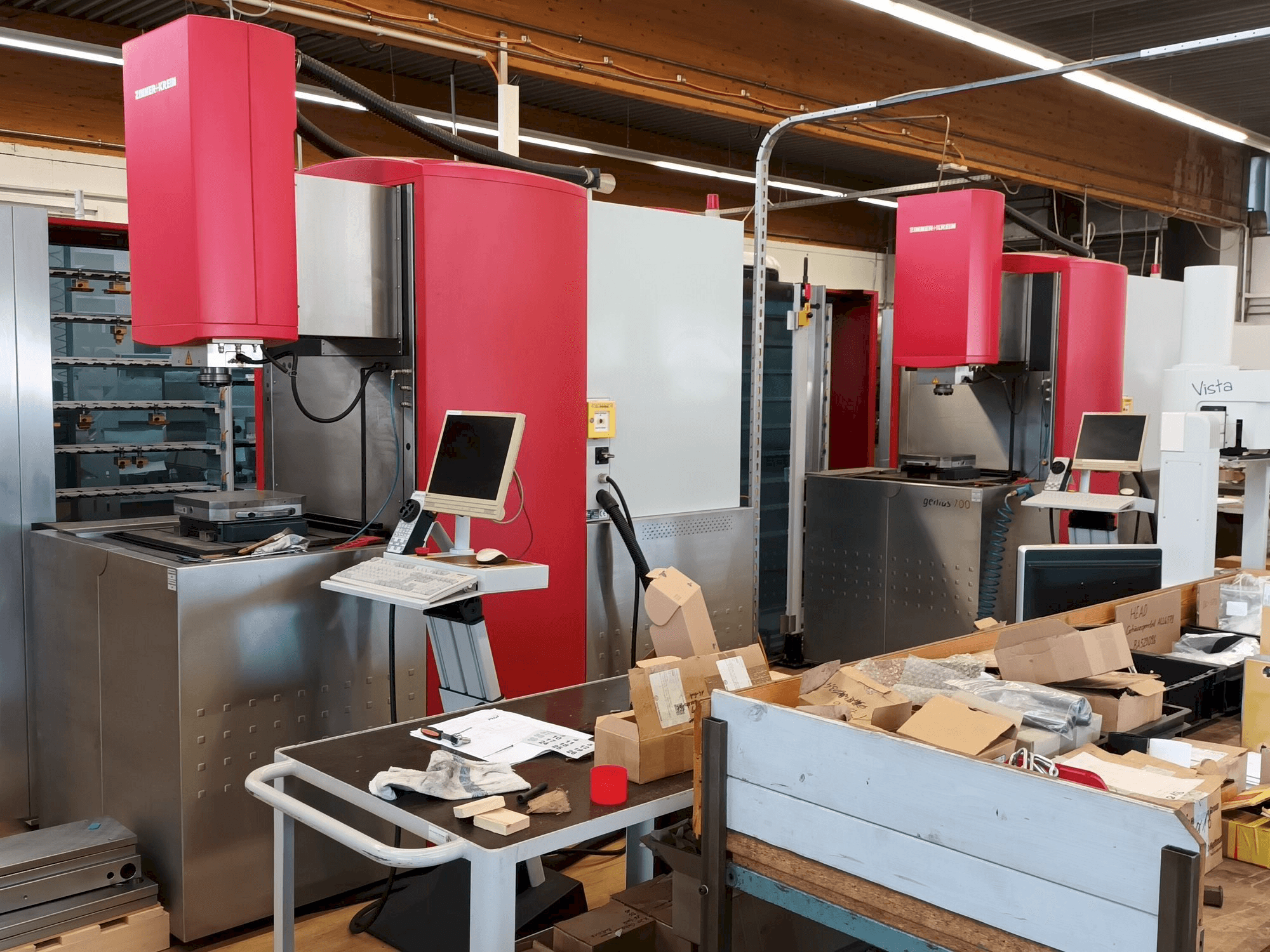 Zimmer+Kreim Genius 700-maskinen framifrån