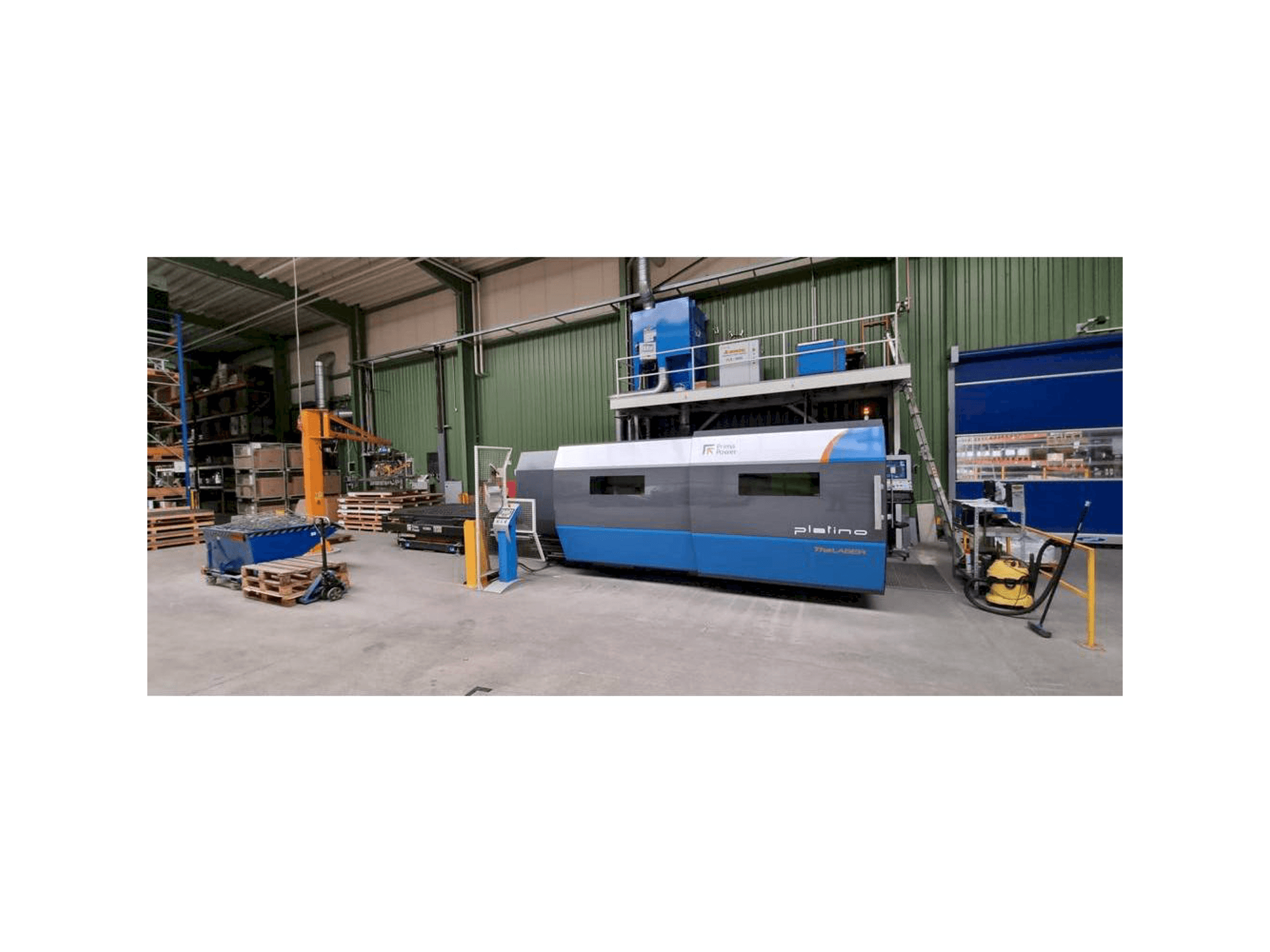 Prima Power Platino Fiber-maskinen framifrån