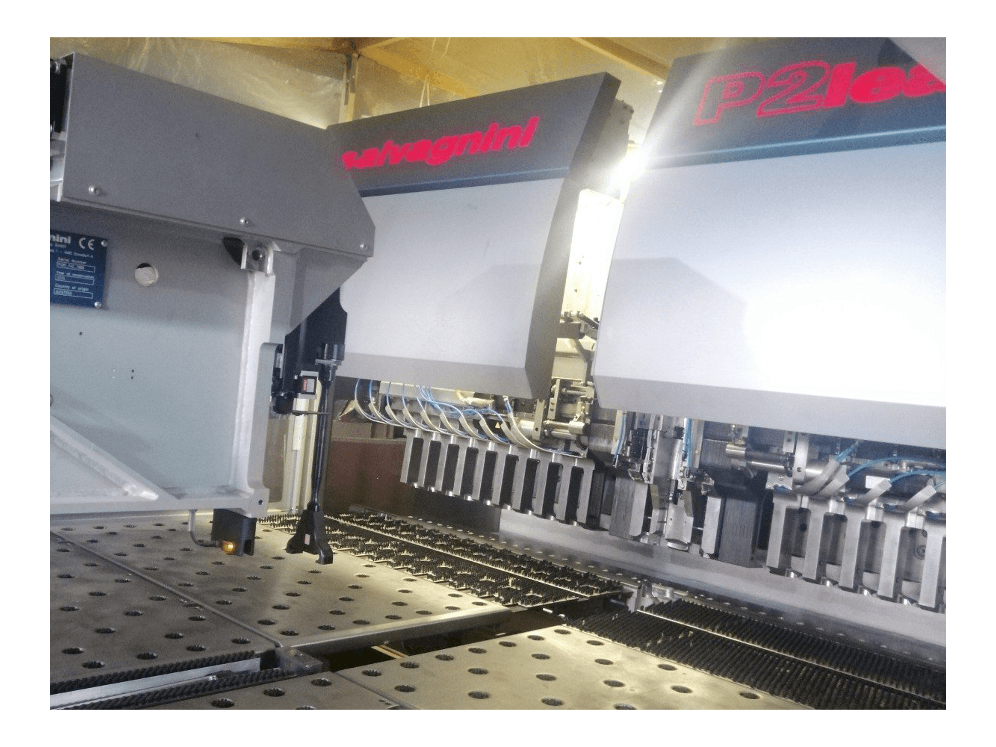 Salvagnini P2lean-maskinen framifrån