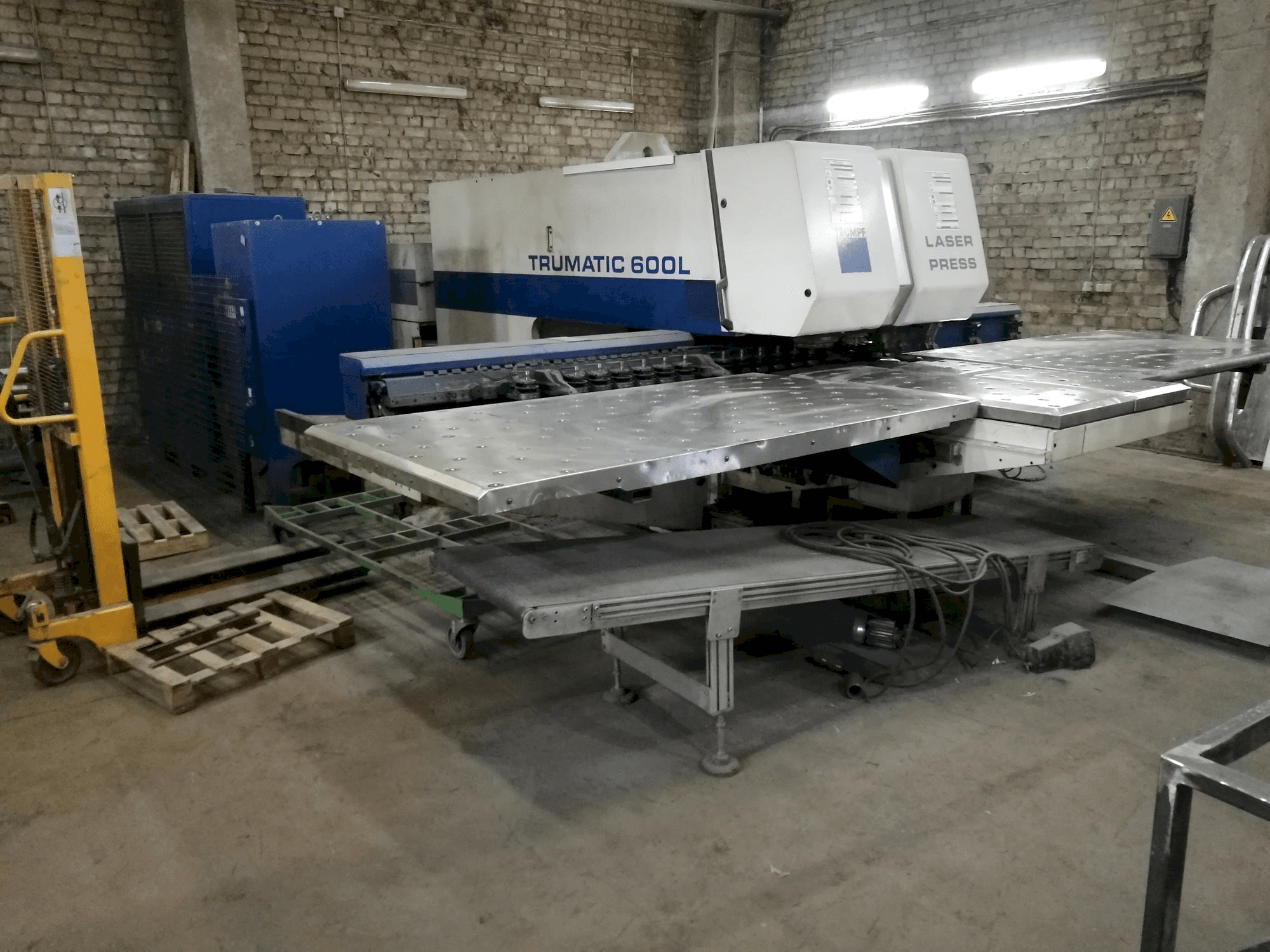 Trumpf Trumatic 600L-maskinen framifrån