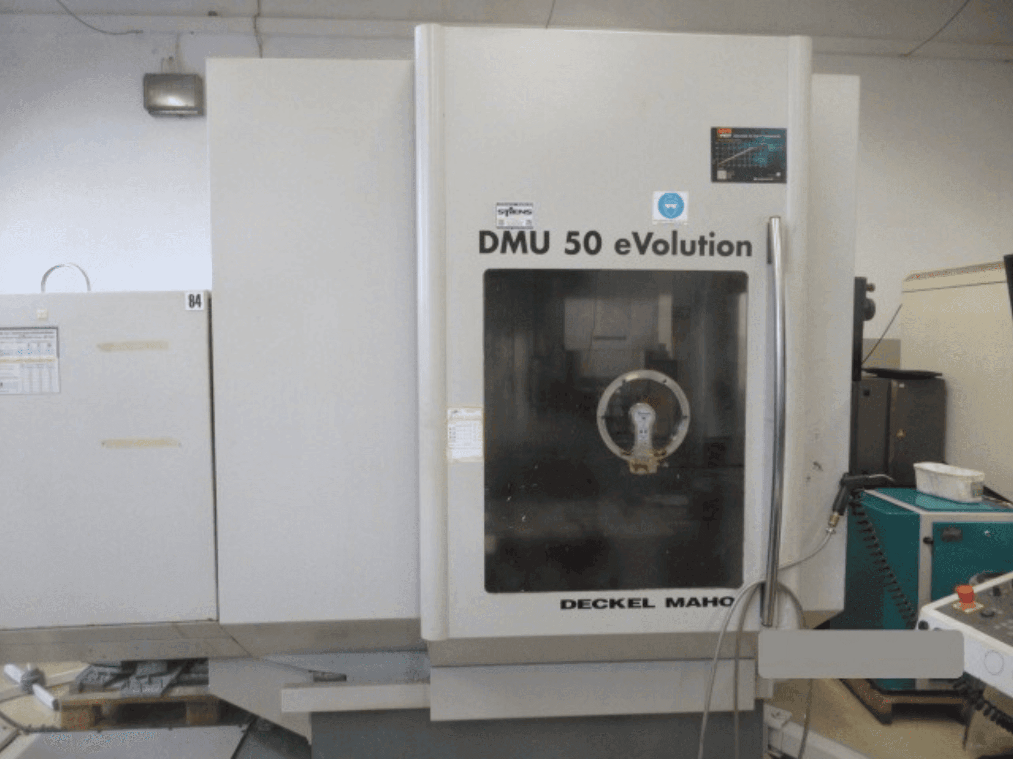 DECKEL MAHO DMU 50 eVolution-maskinen framifrån