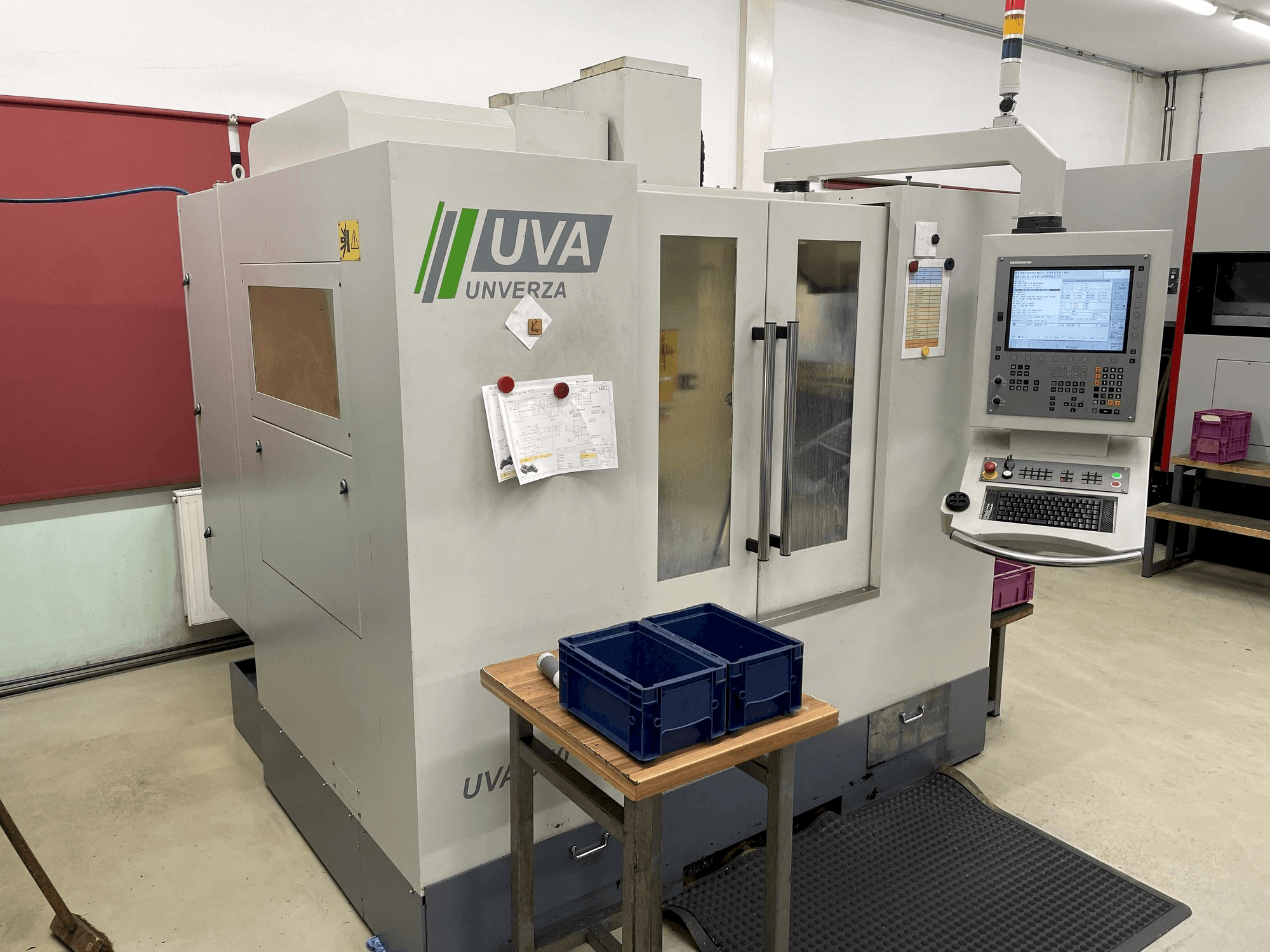 HOMMEL UNVERZAGT UVA 550 Plus-maskinen framifrån