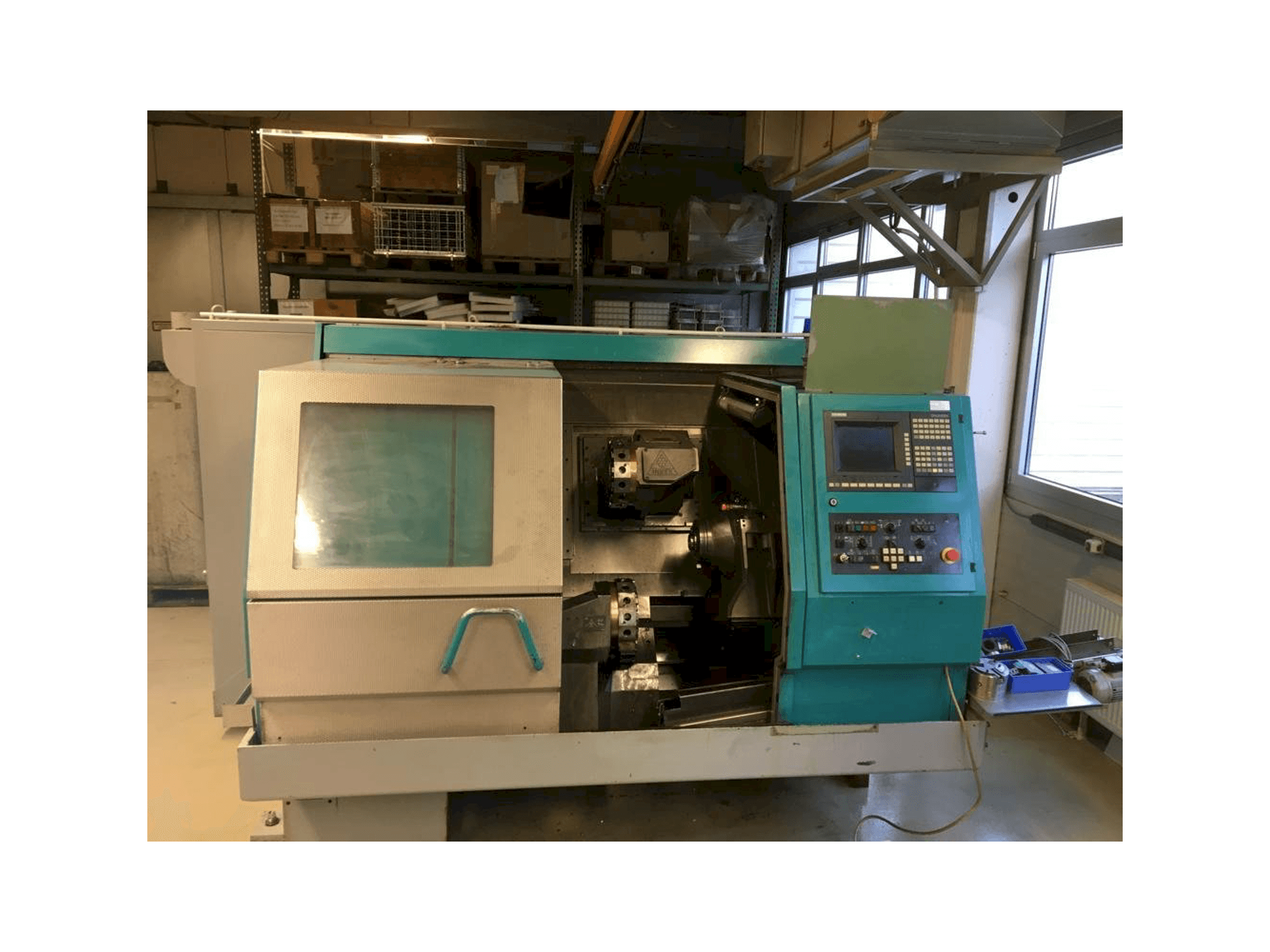 Index G200-maskinen framifrån