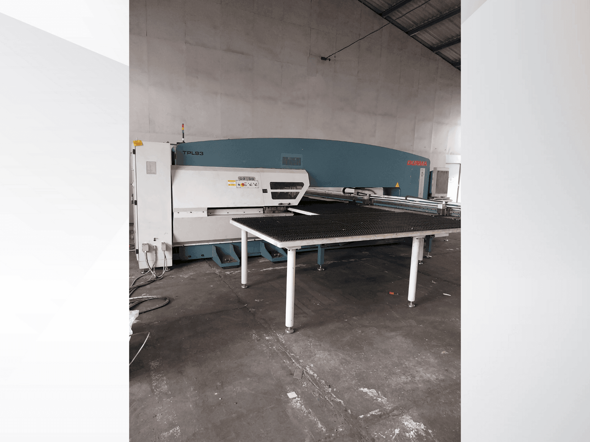 Durma TPL93-maskinen framifrån