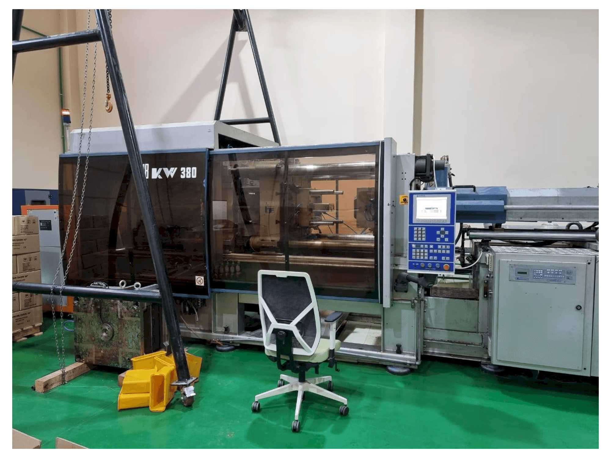 BMB KW380/3450-maskinen framifrån