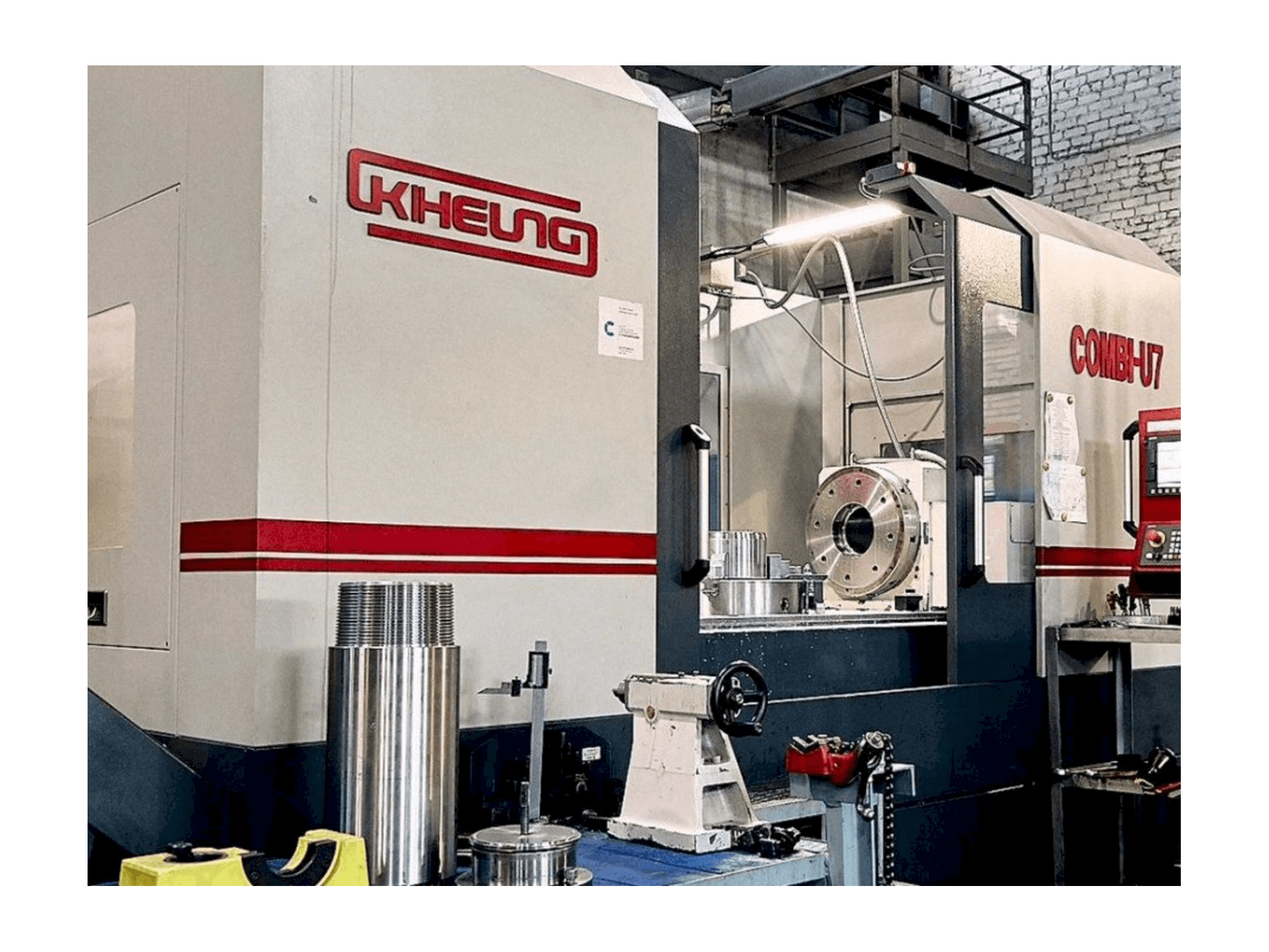 KIHEUNG COMBI-U7-maskinen framifrån