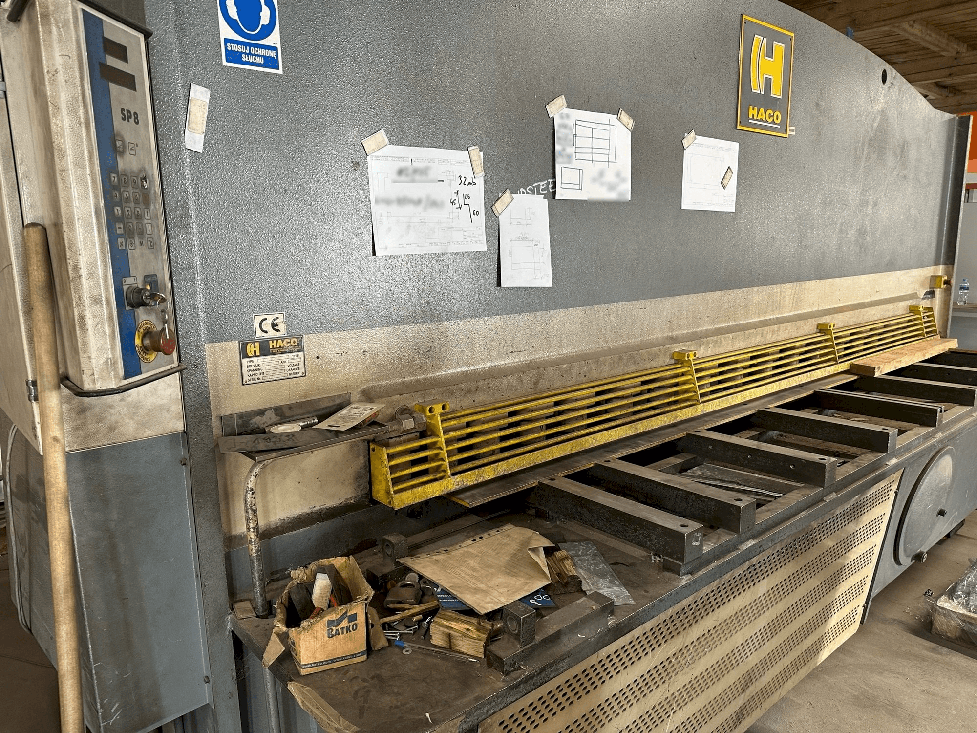 HACO TS 3012-maskinen framifrån