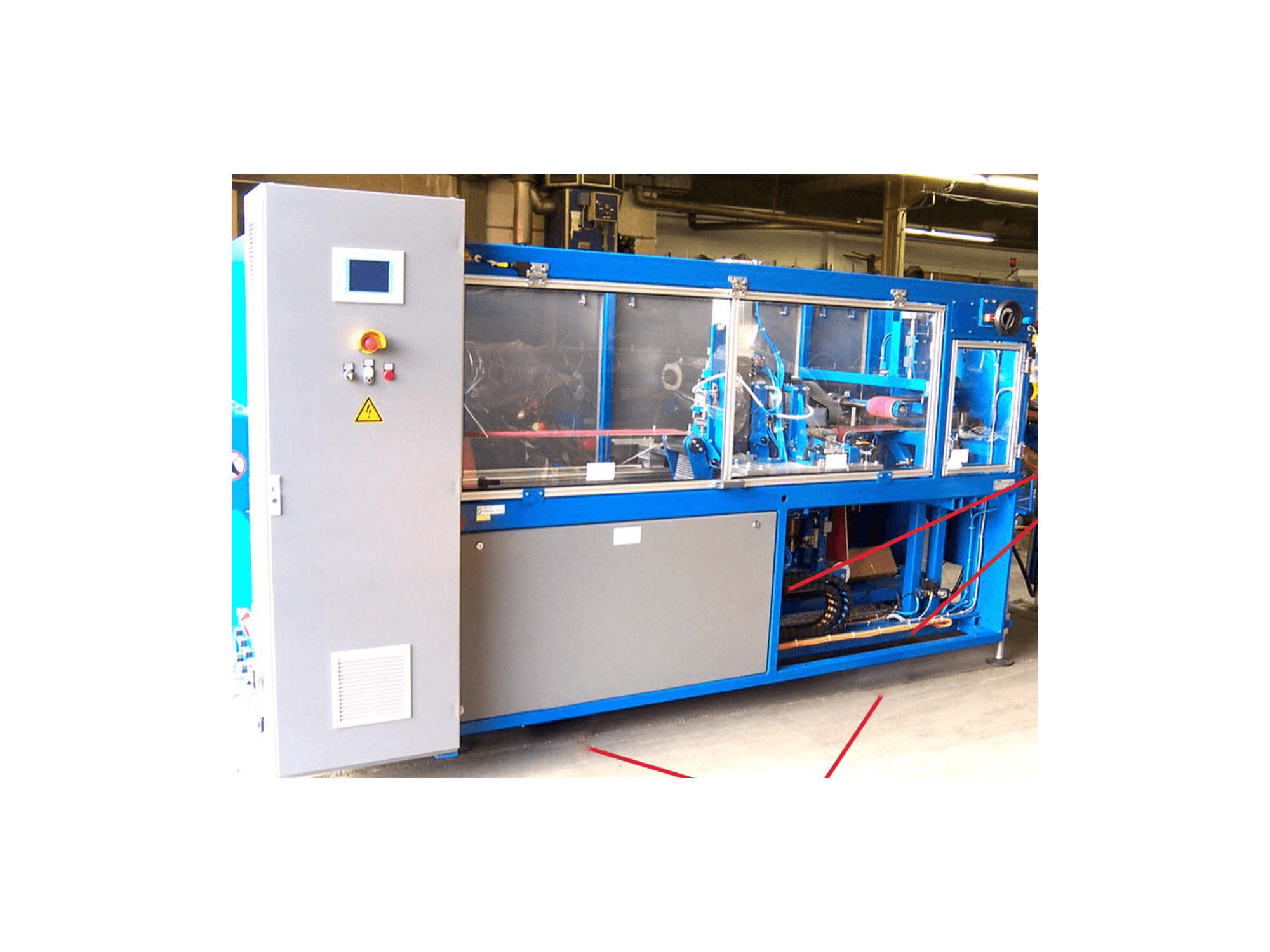 BASTON-maskinen sedd från vänsterTSQ-P-503-S-100